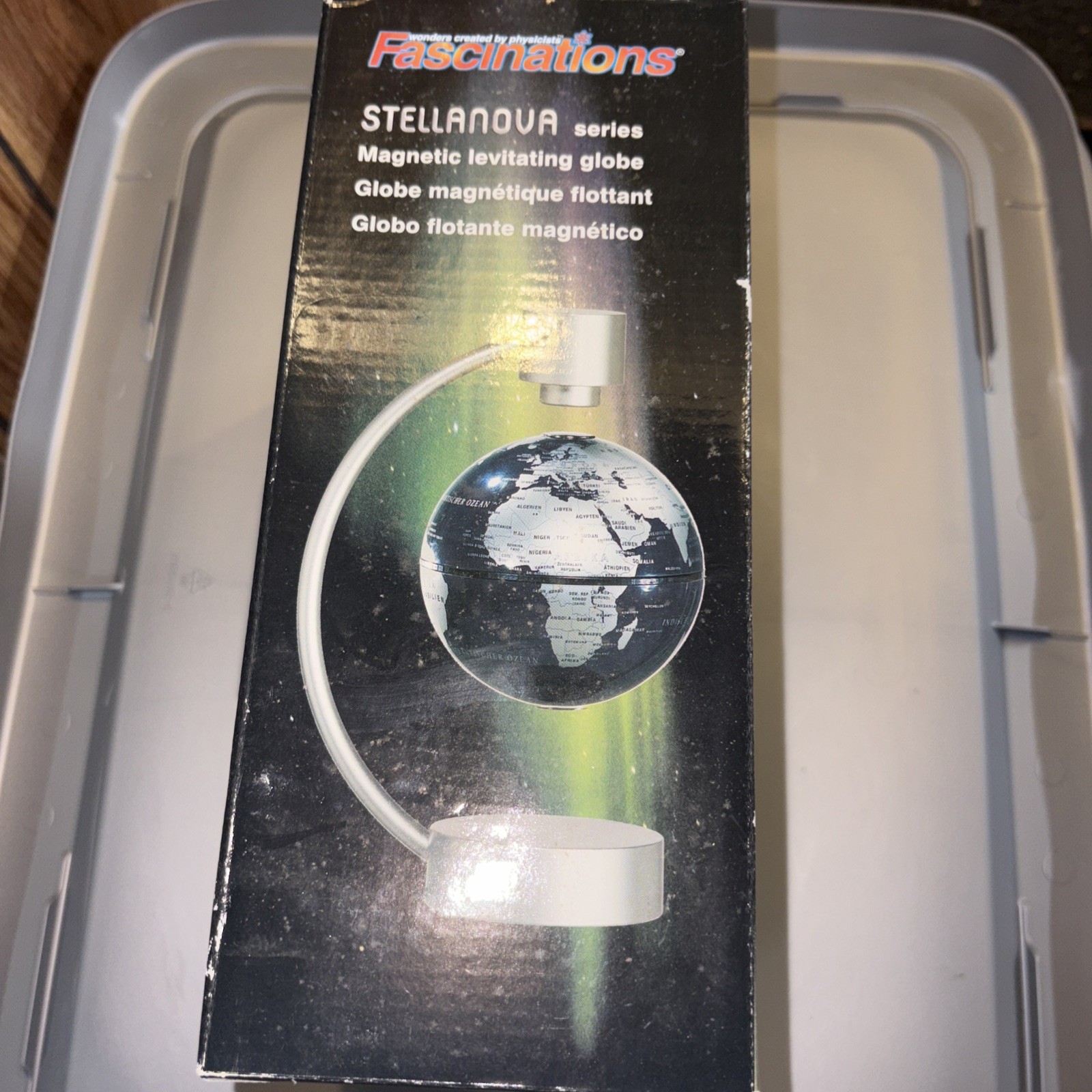 Magnetic Levitating Globe Fascinations Stellanova Series Computer Control - BLUE