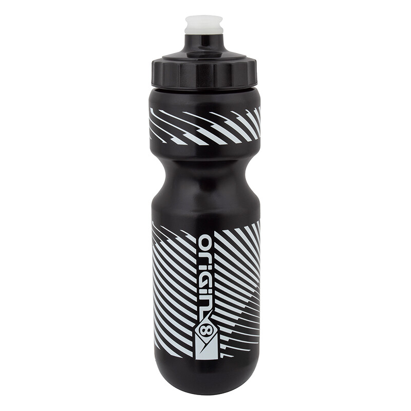 WaterBottle Origin8 25.4 oz/ 750cc Speed Bk/Wh Pressure Valve