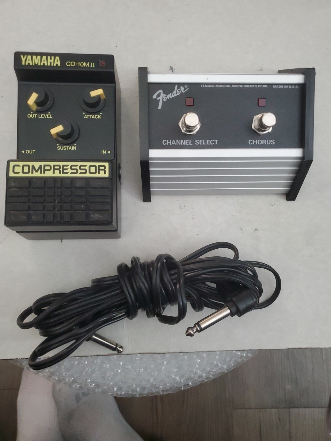 Yamaha CO-10M11 Compressor Guitar Effect Pedal Japan Tested Works And Fender