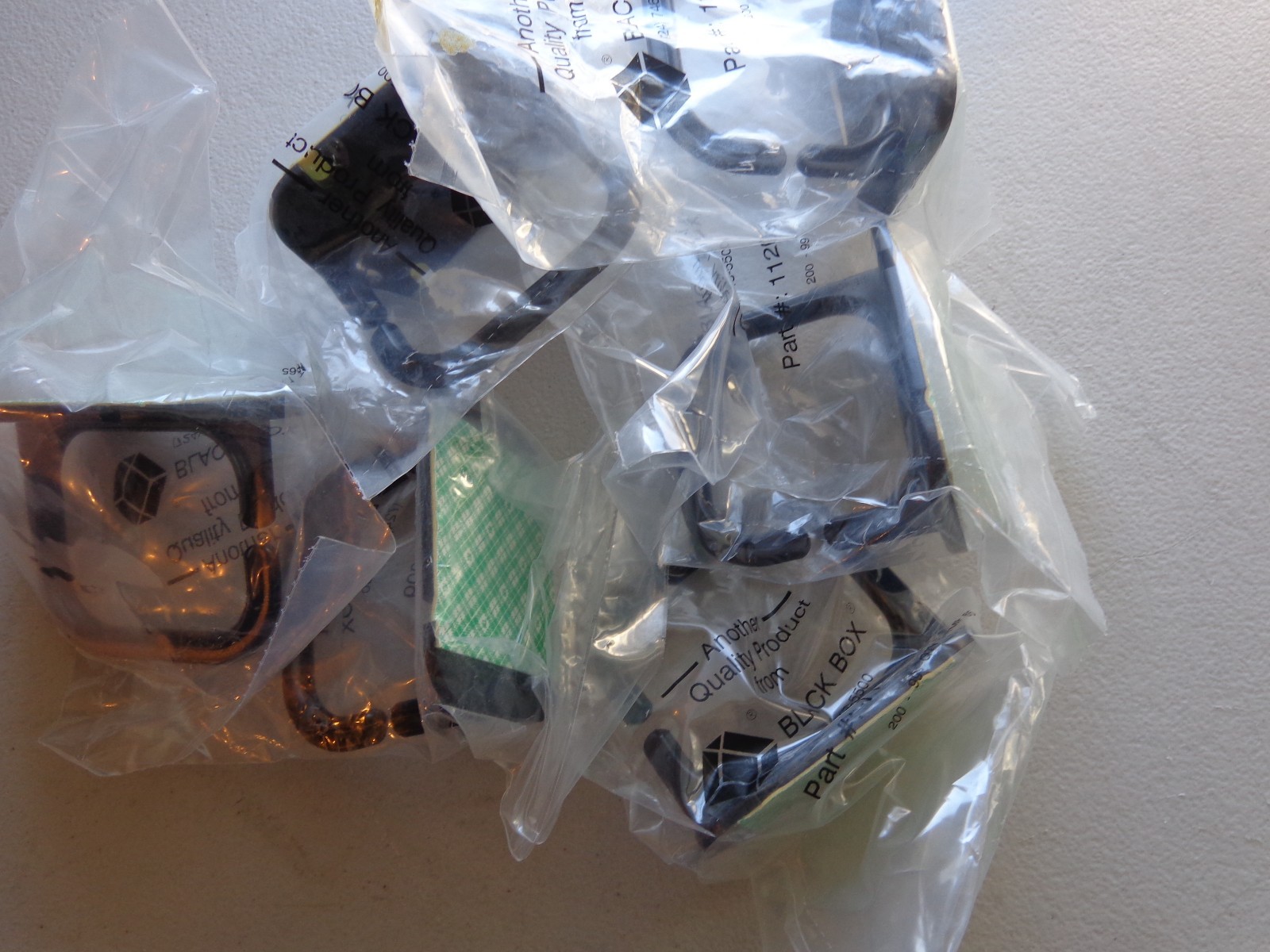 QTY 6 BLACK BOX 11209  WALLMOUNT CABLE HANGER