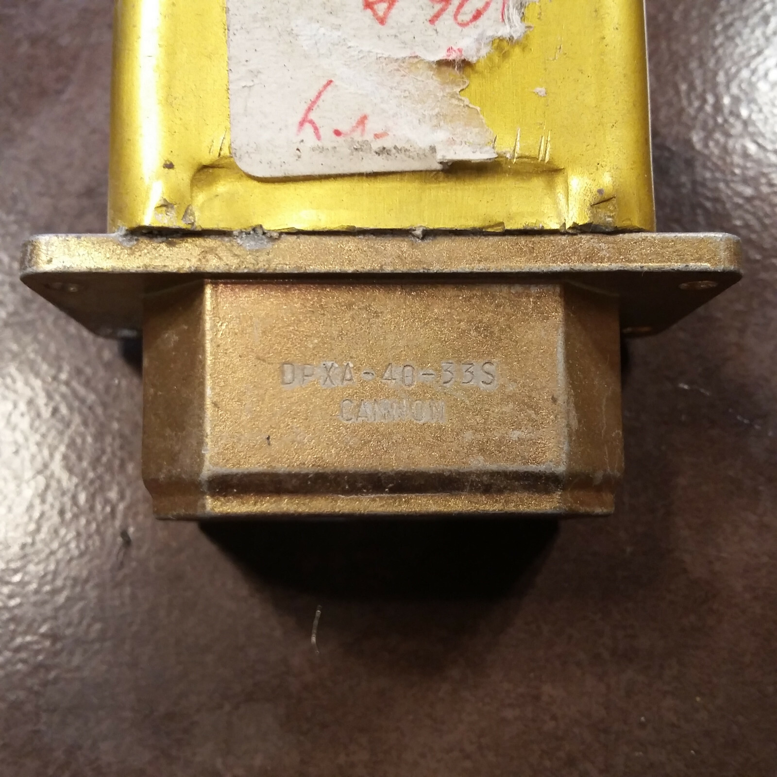 Cannon DPXA-40-33S Connector