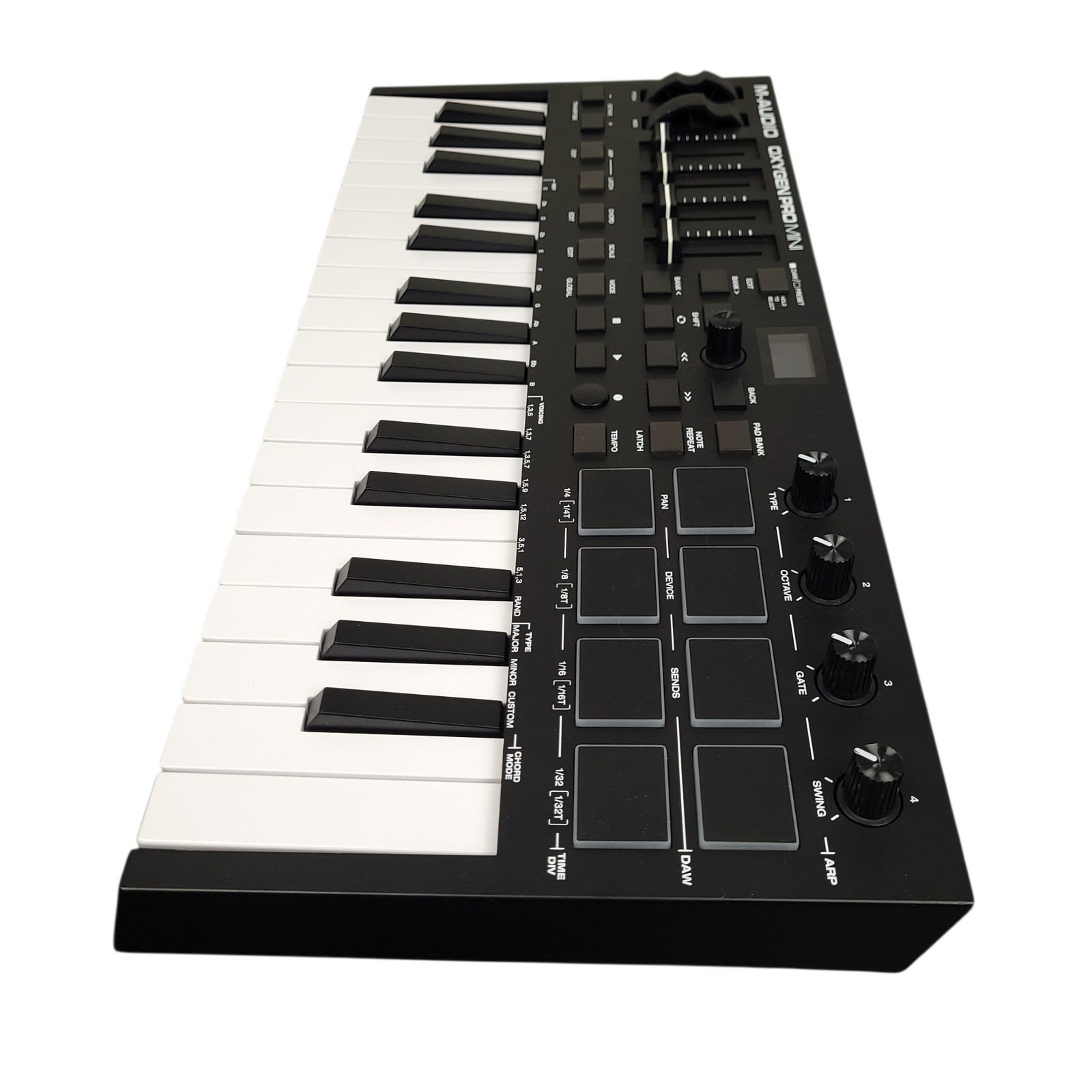 M-Audio Oxygen Pro Mini 32-Key MIDI USB Keyboard Controller Portable Black EUC