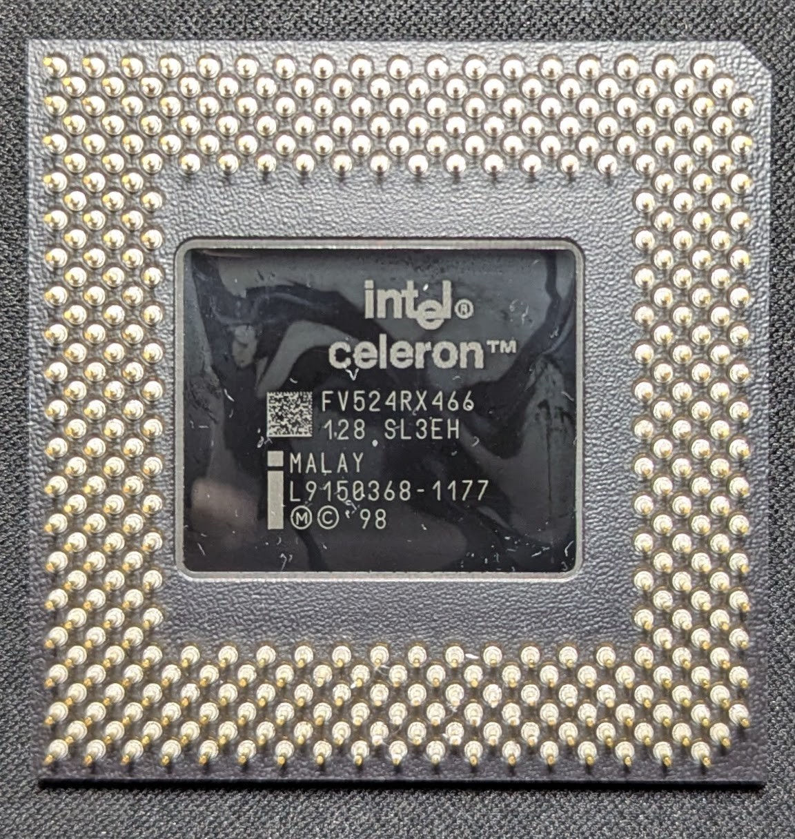 Vintage Intel Celeron 466 MHz (FV524RX466) Processor