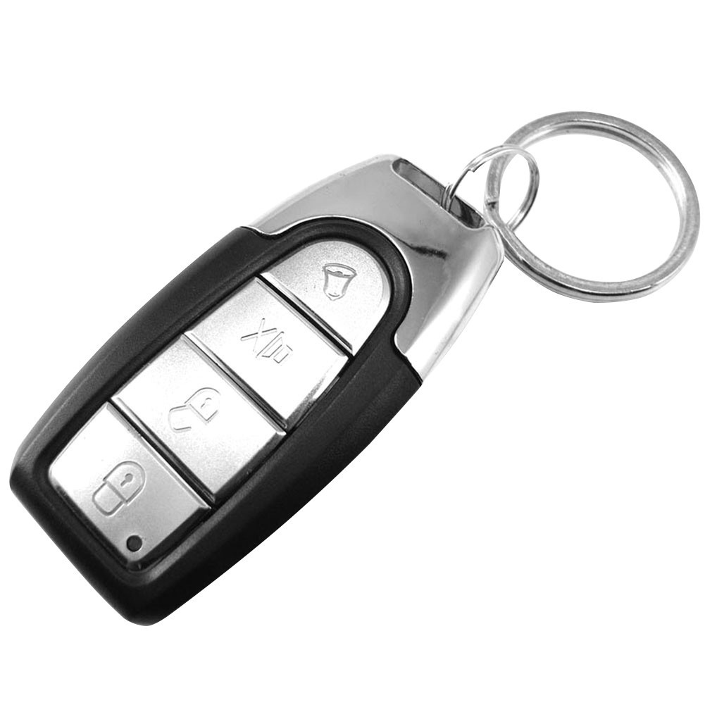 Car Remote Keyless Entry Vibration Alarm Security System W/2 Remote Control Kit