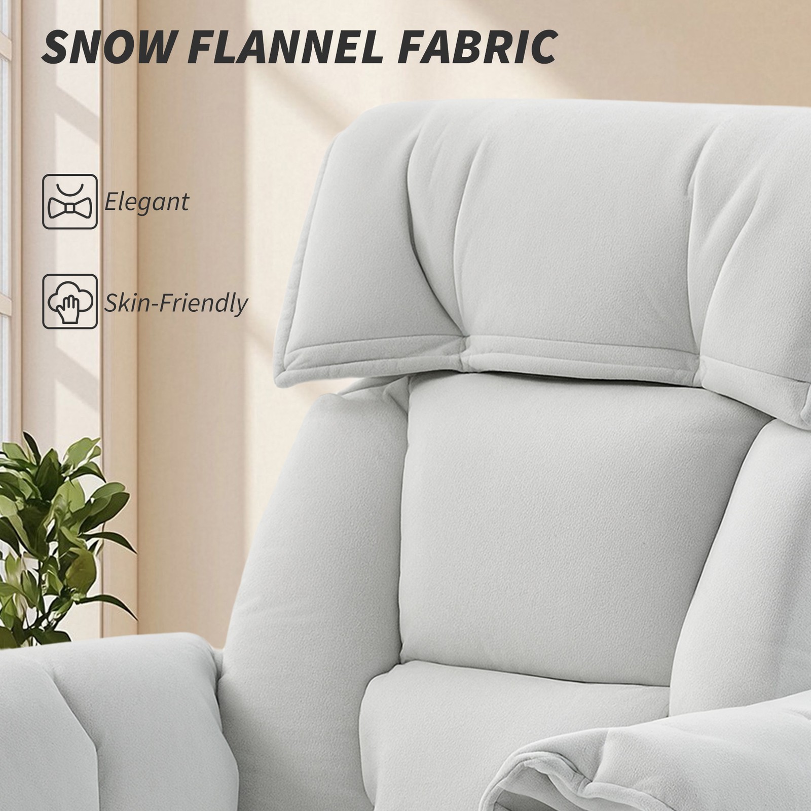 Executive Office Chair with Footrest, Reclining Swivel Computer Desk Chair