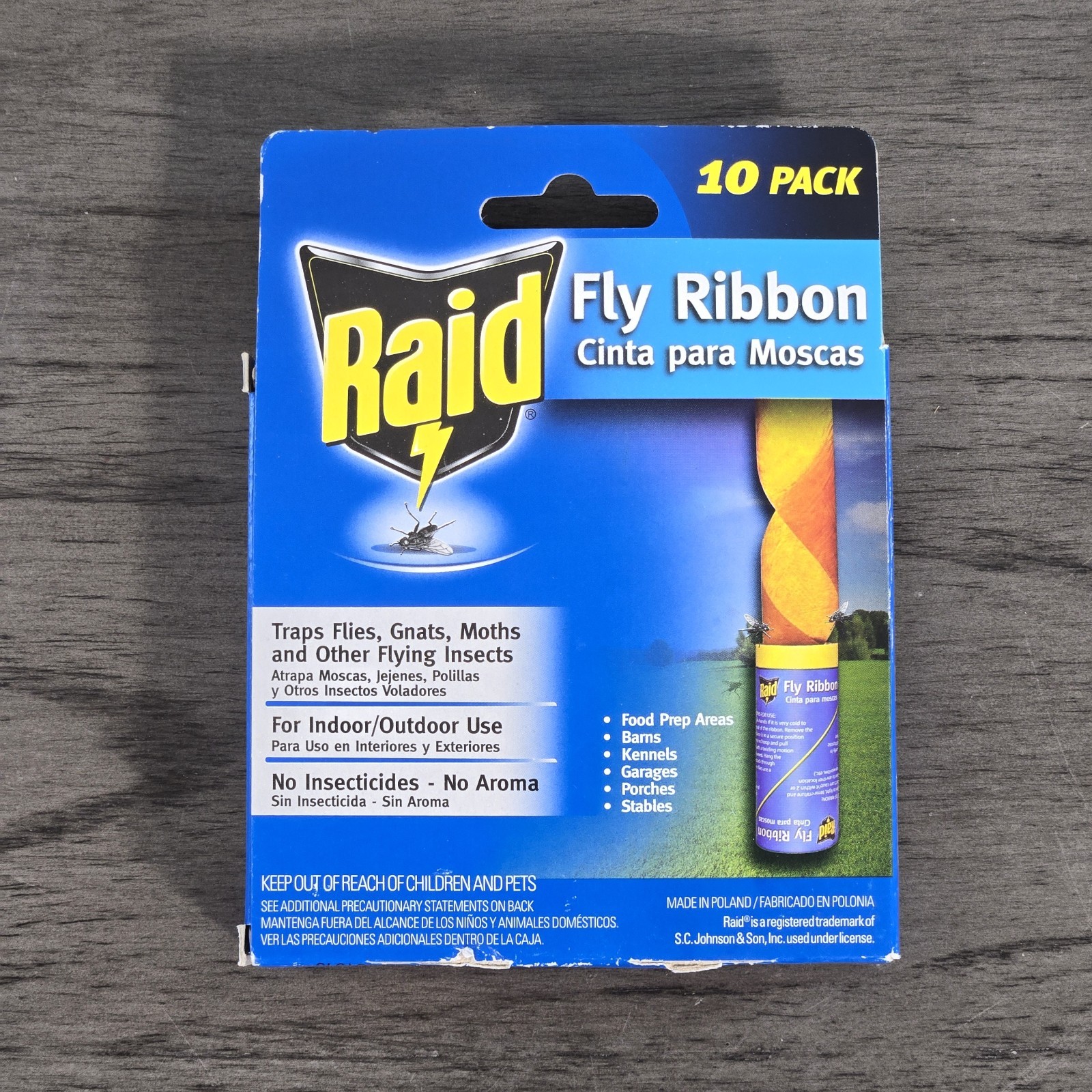 Raid Fly Ribbon Trap FR10B