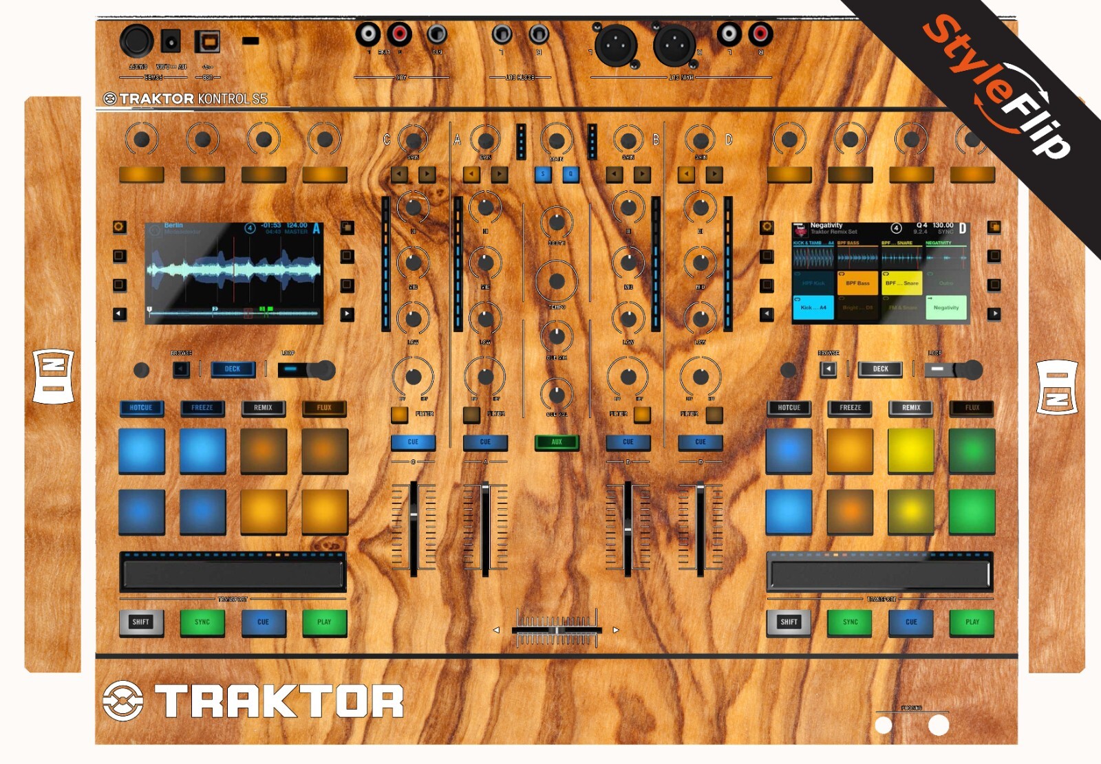 Native Instruments TK S5 Skin | Wood 6 | Protective Decal | StyleFlip Skins