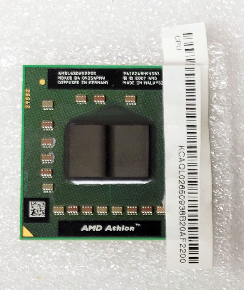 AMD Athlon 64 X2 2.1GHz Socket S1 CPU AMQL65DAM22GG from Gateway NV52 MS2274