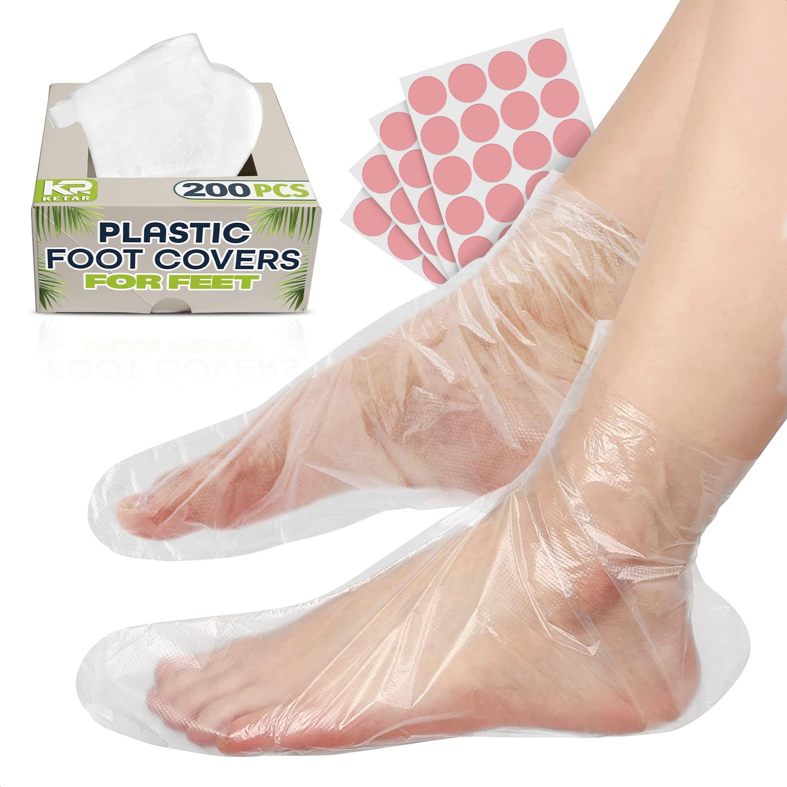 200 Pcs Plastic Socks 11.8x6.7x1.1 Inch (Pack of 200), 200