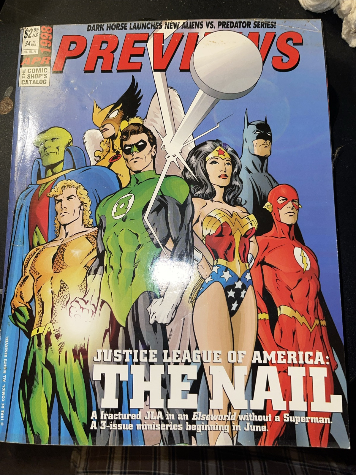 PREVIEWS CATALOG APRIL 1998