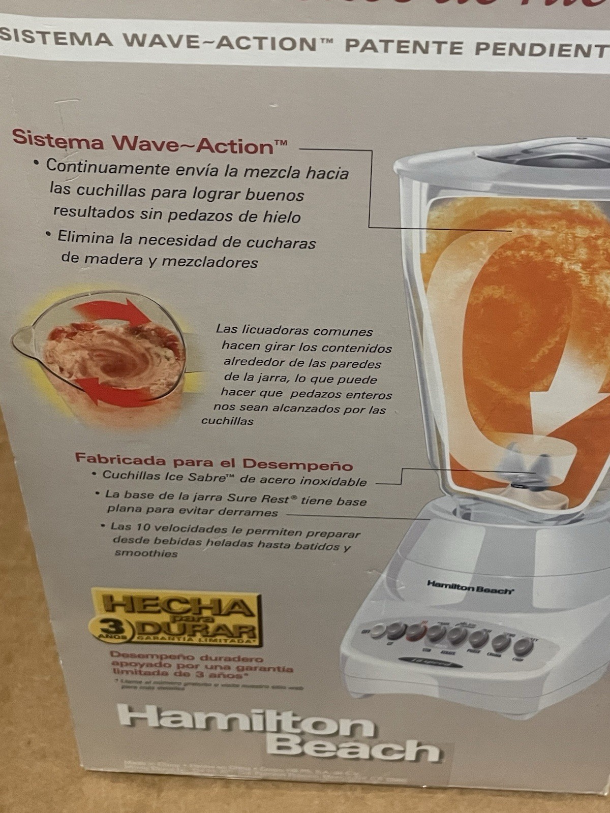 HAMILTON BEACH WAVE MAKER 10-SPEED BLENDER 50161WV NEW SEALED BOX
