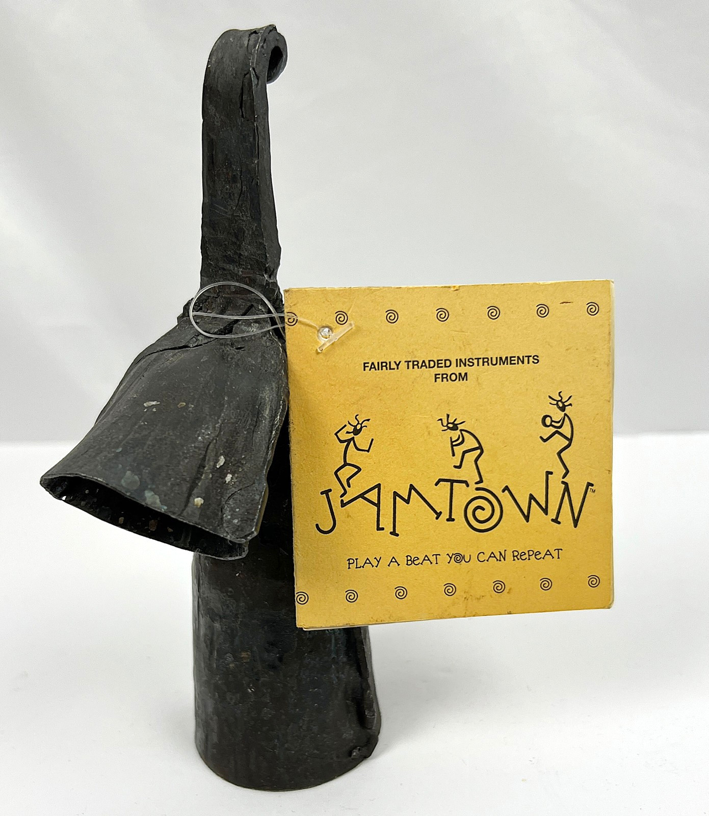 Jamtown Musical Instrument - Double Bell J004 - Fair Trade, Made in Ghana