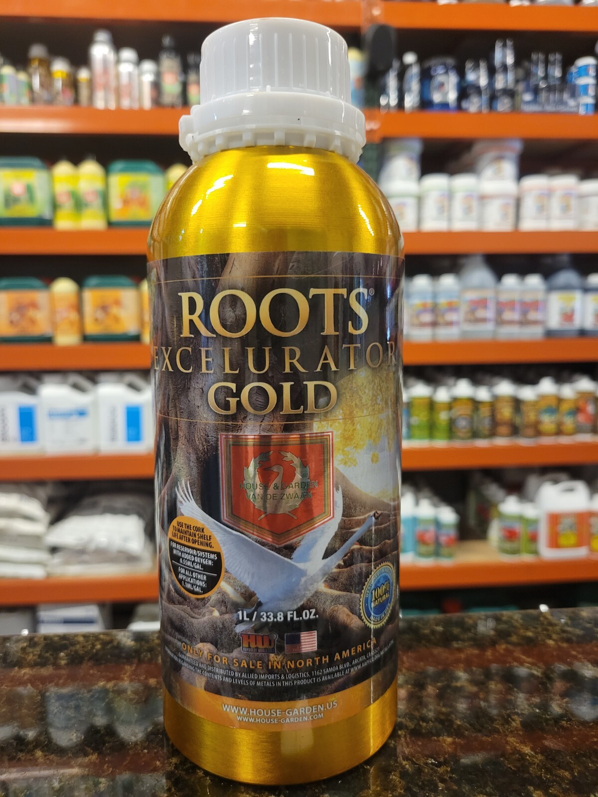 House & Garden Roots Excelurator Gold 1 Qt. 0.2-0-0.1 Accelerate Plant Rootzone