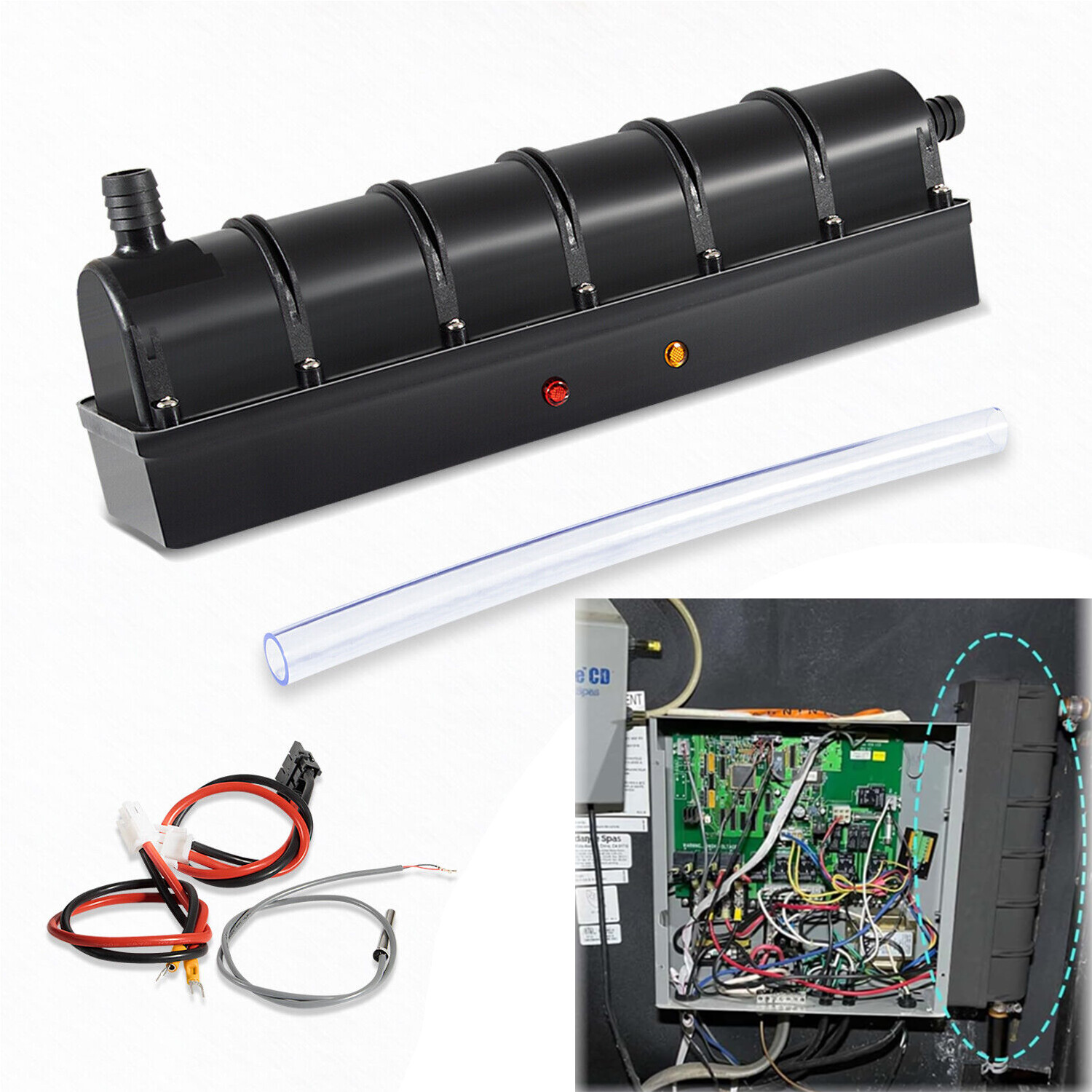 6500-310 Smart Low-Flow Heater Replacement &Hi-Limit Sensor 6600-168 for Jacuzzi