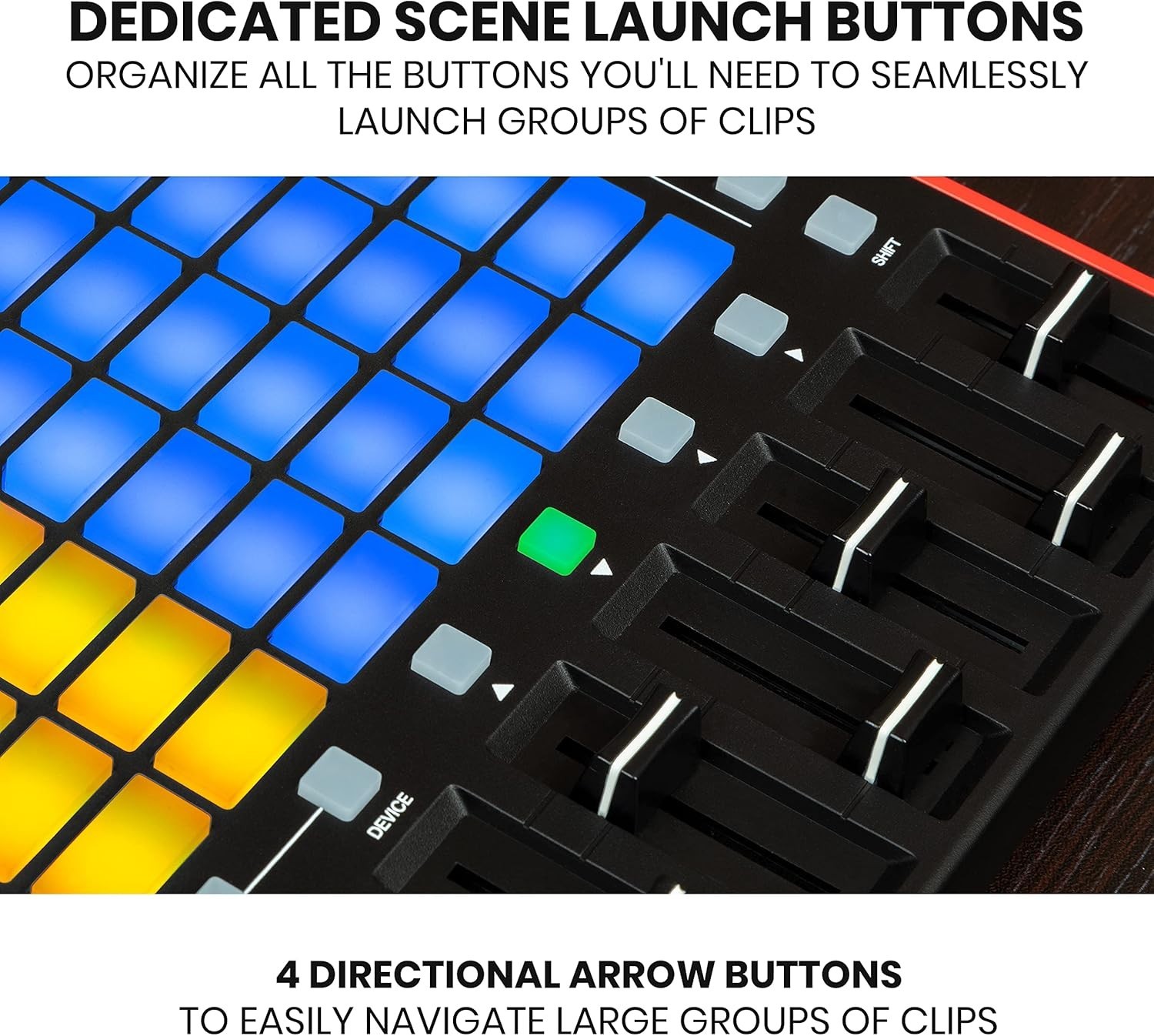 Ableton Live Lite Controller with 64 RGB Pads/-
