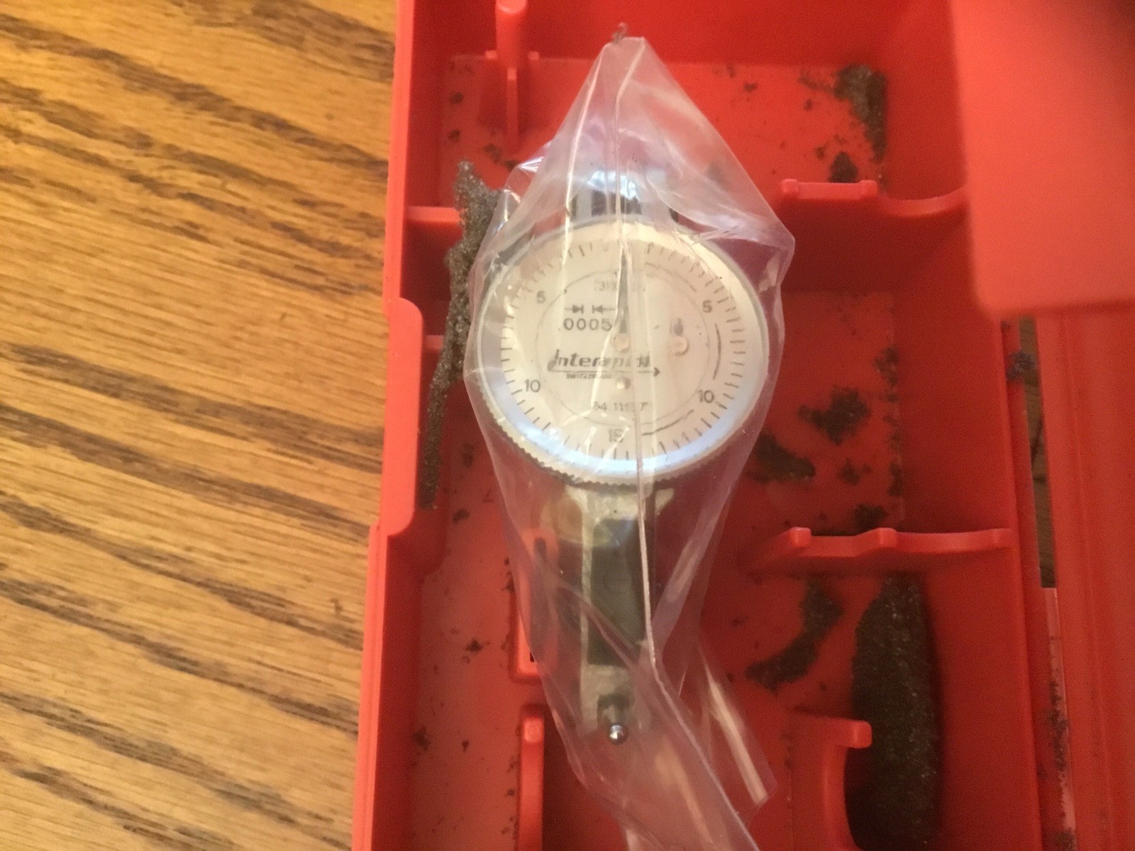 INTERAPID 1.2" DIAL HORIZONTAL INDICATOR #312-B2  #74.111371 86150 NEW