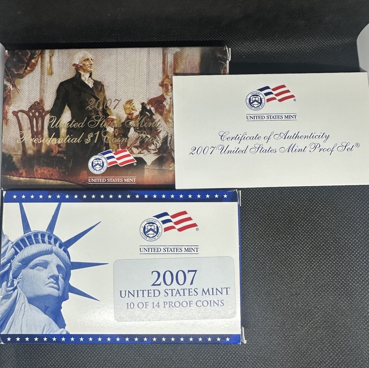 2007 US Mint Proof Set (14 Coins) in US OGP UNC with paperwork