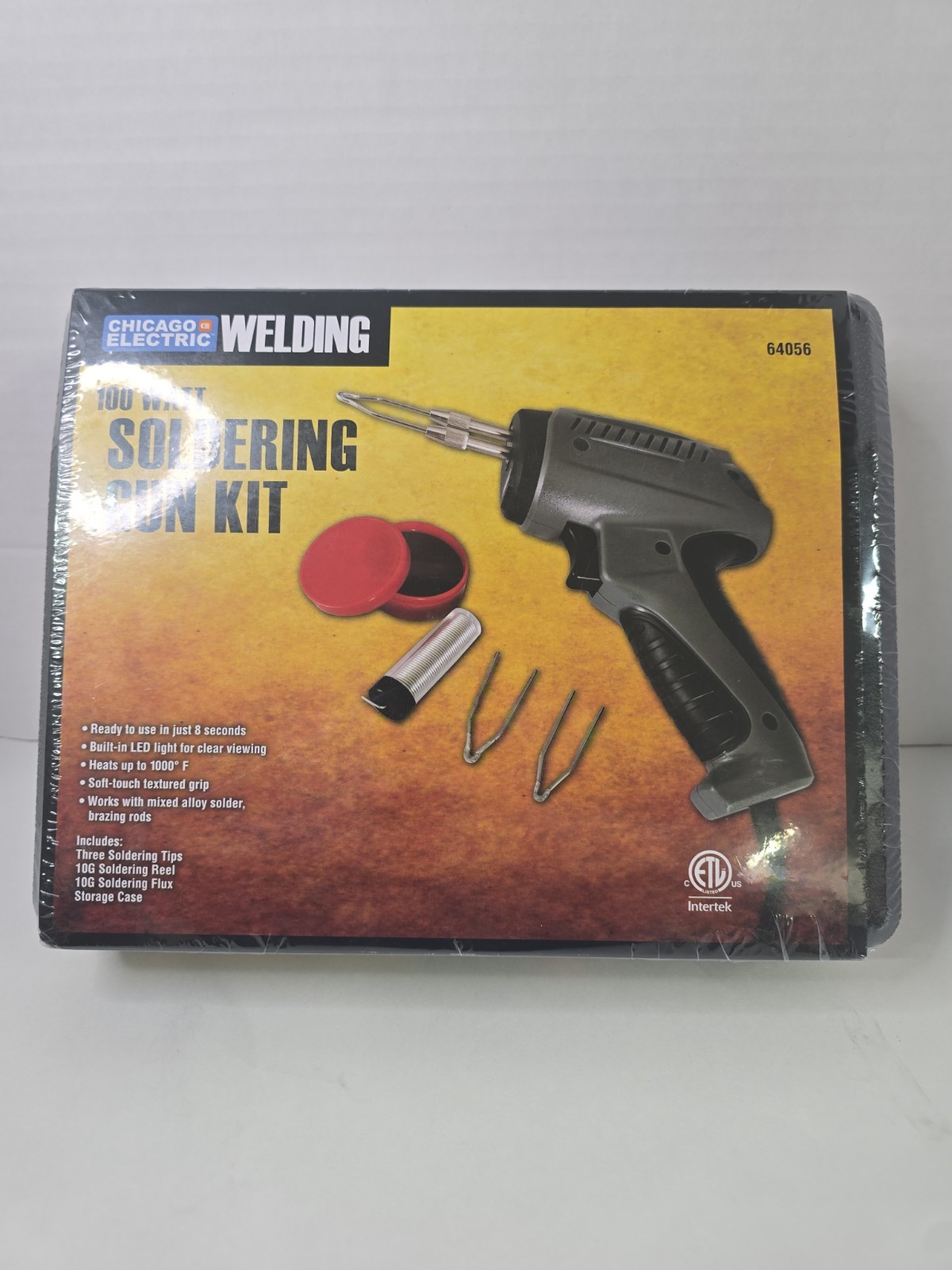 Chicago Electric Welding 100 Watt Soldering Gun Kit - NEW 64056