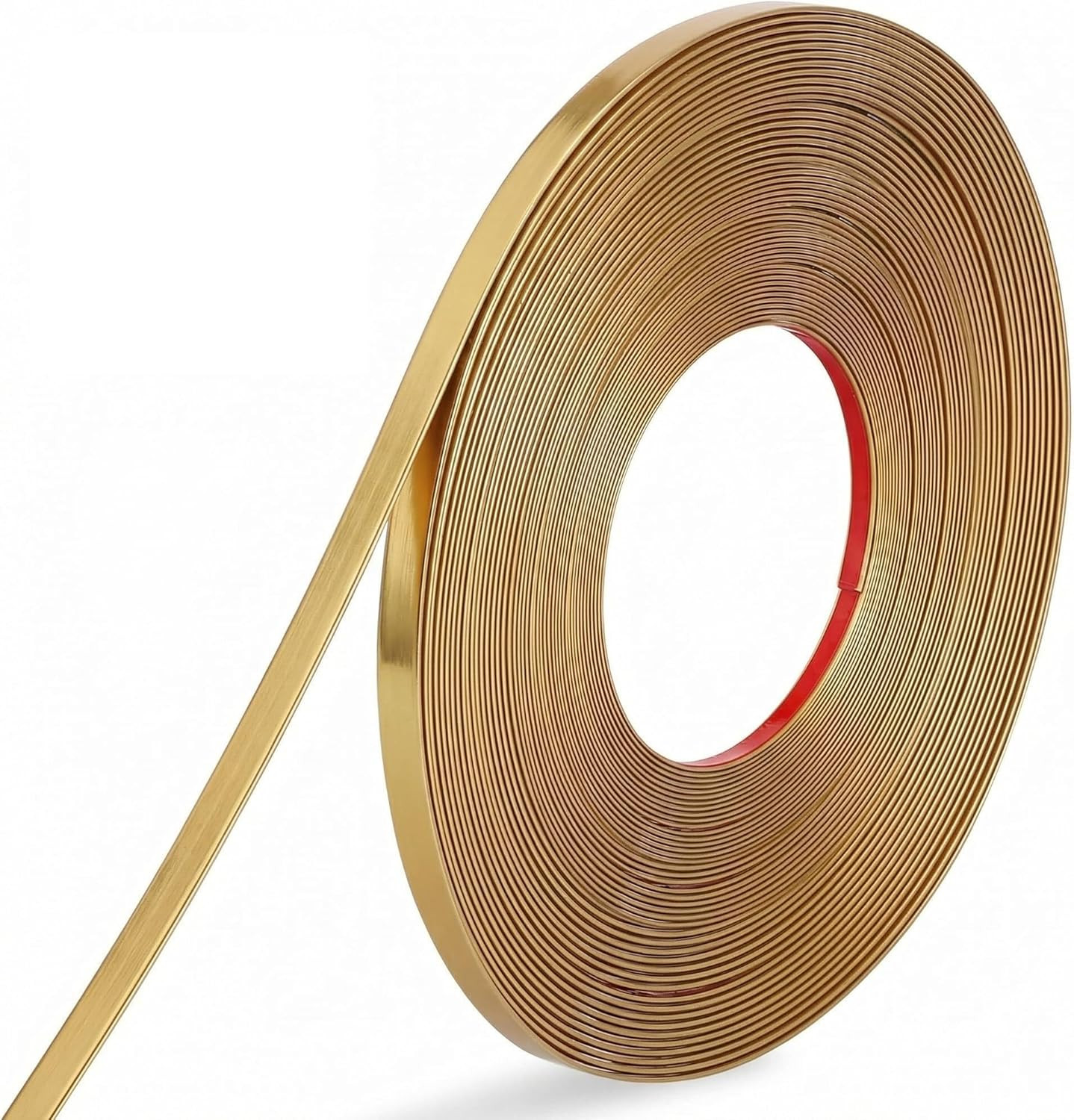 32Ft Gold Trim Peel and Stick 0.25IN Gold Strip Tape, Self-Adhesive Molding Trim