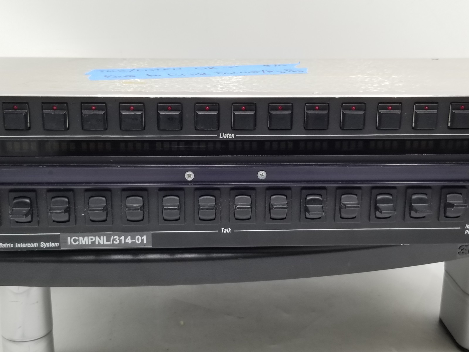 RTS by Telex Matrix Intercom System KP96-7 Intercom Control Panel