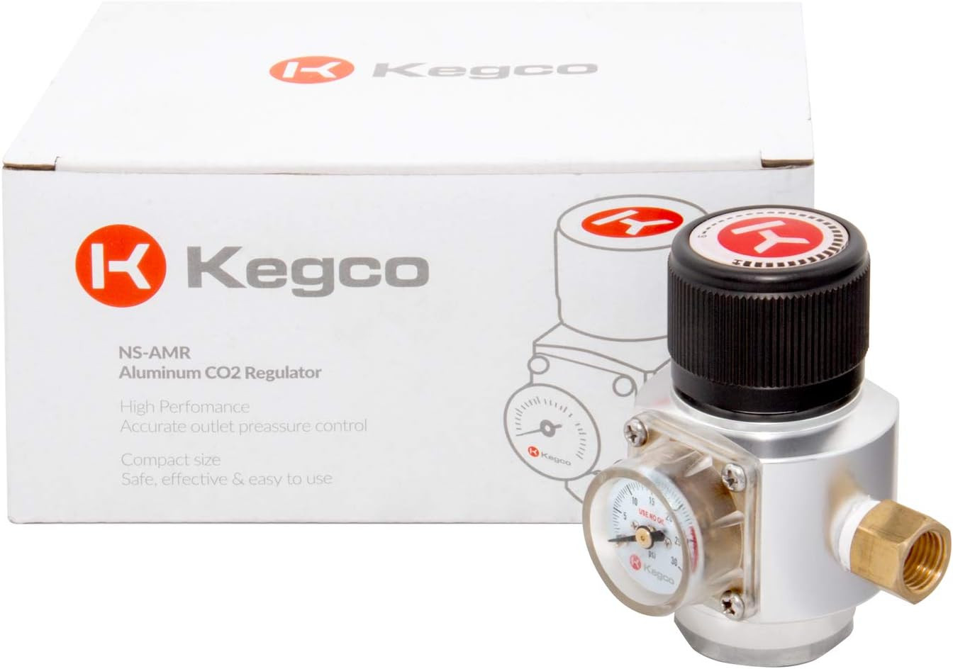 CO2 Regulator, Mini, Aluminum
