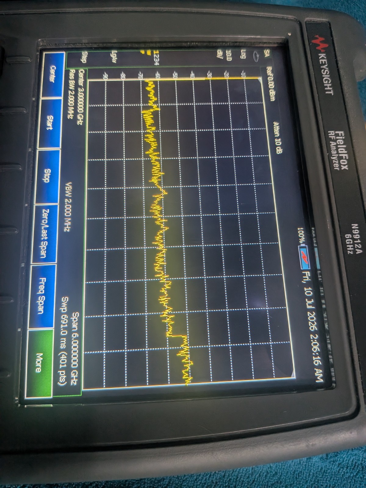 Keysight Agilent Fieldfox N9912A Spectrum Analyzer Generator VNA Meter Cpu2 Cald