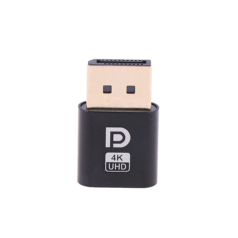 4K Displayport Dummy Plug DP Virtual Display Adapter Desktop Accessor Q❤;us