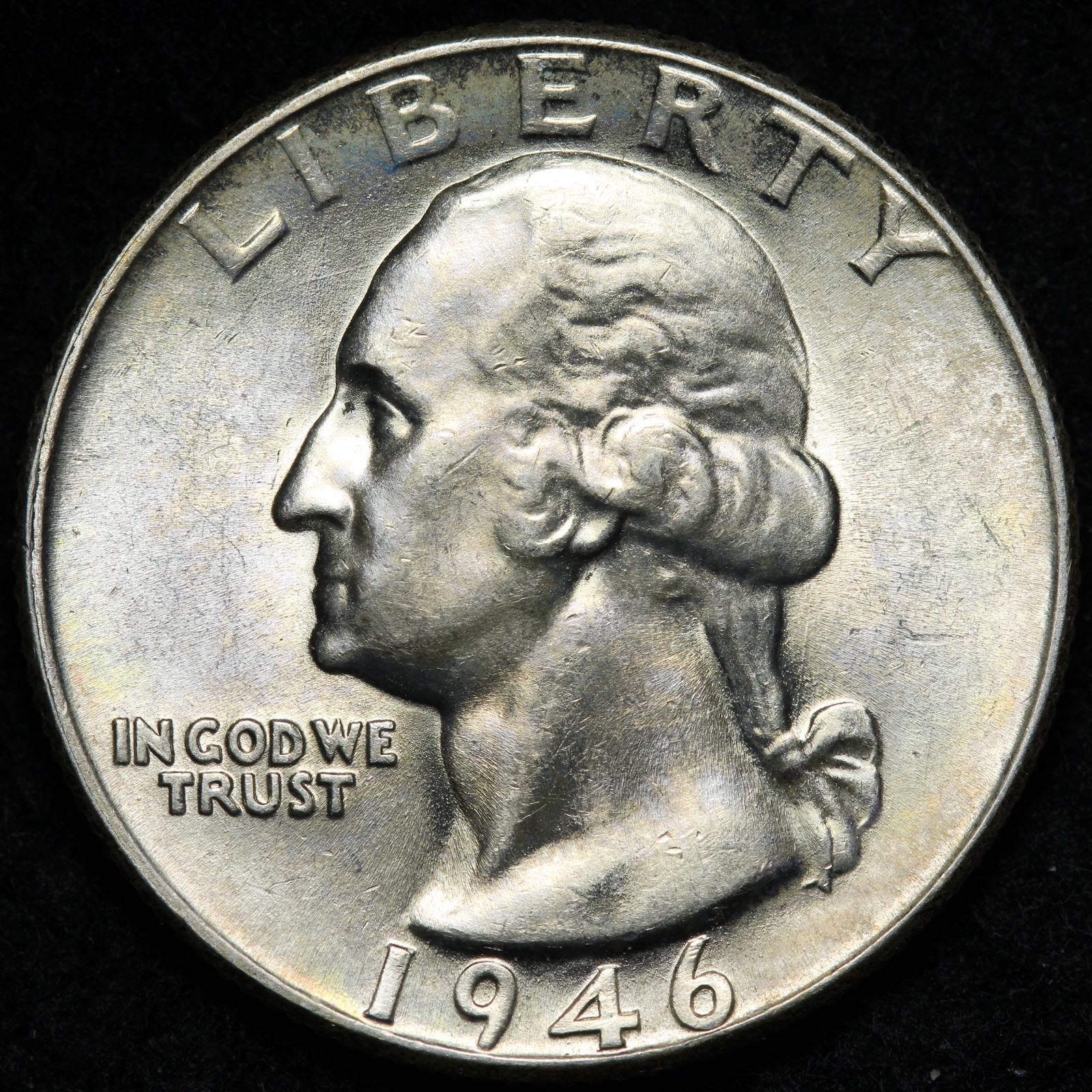 1946 Washington Silver Quarter BU *UNCIRCULATED* MS E293 WRCC