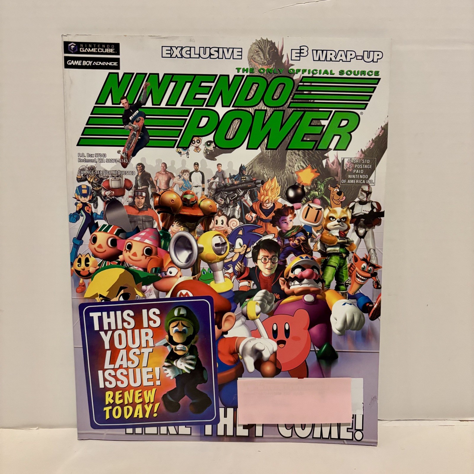 Nintendo Power Magazine Volume 158 w/ Scorpion King Poster July 2002