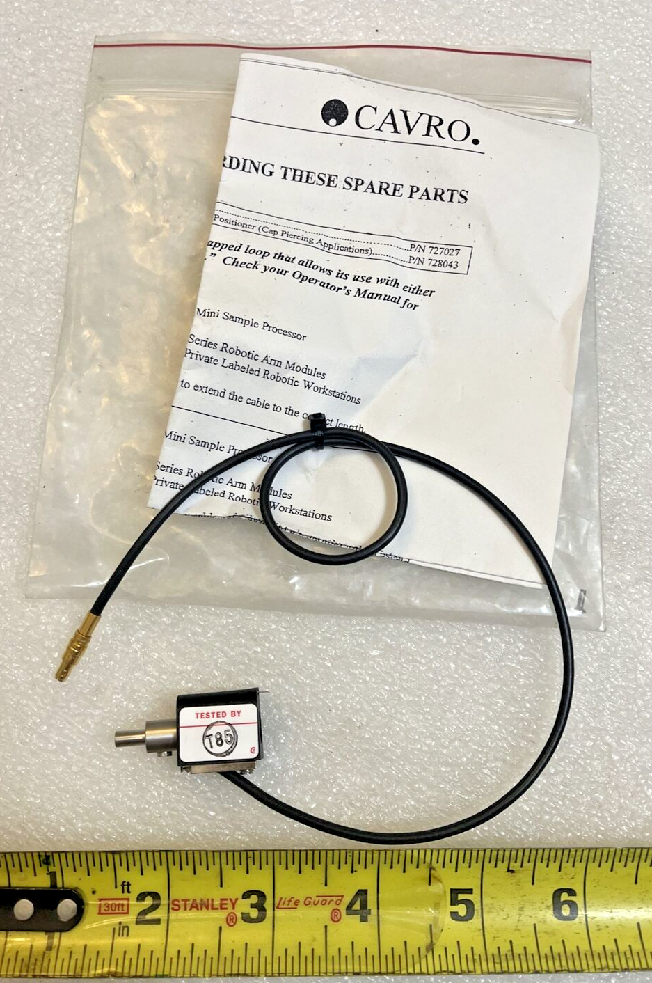 Cavro 727027 probe holder assy