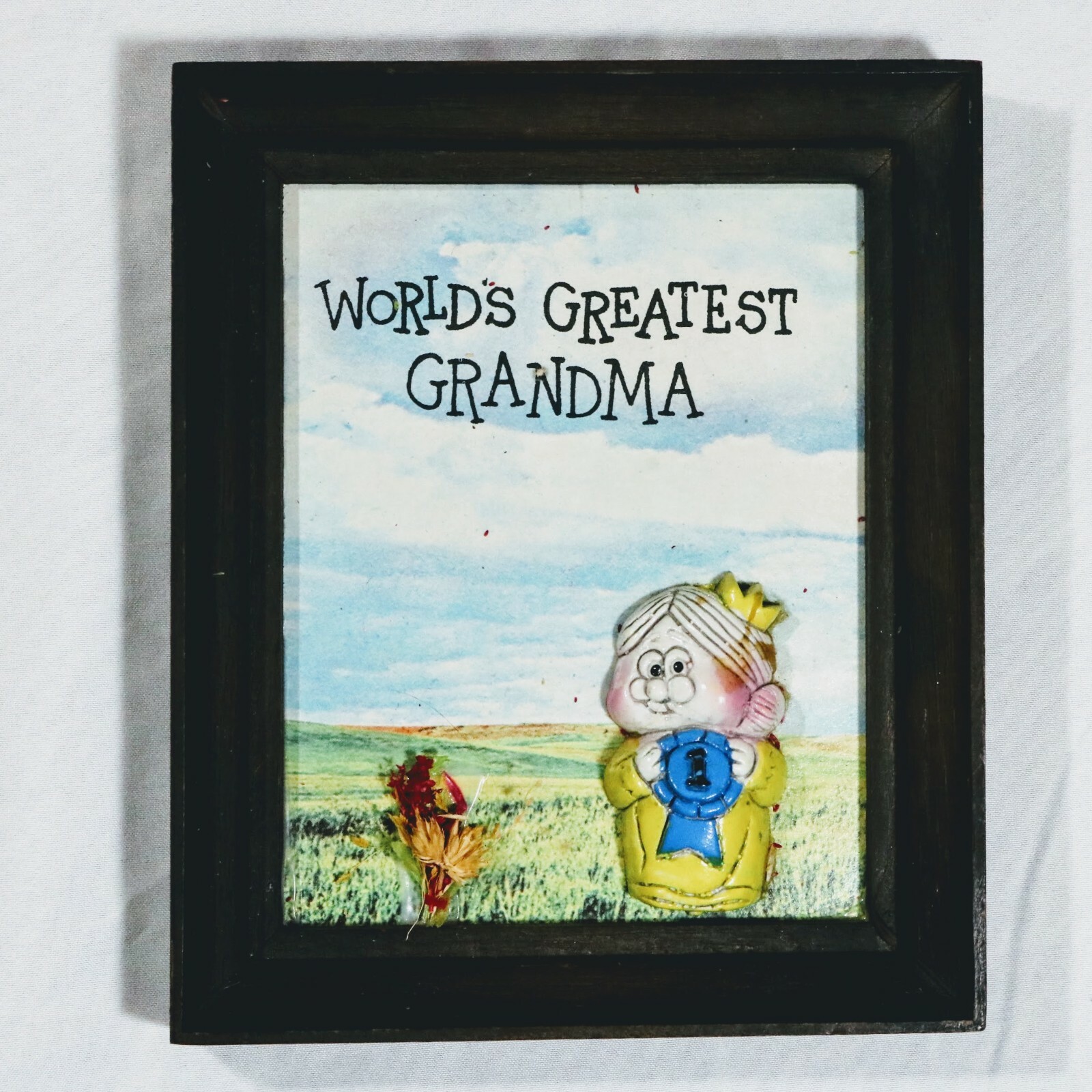 Vintage Artwork World's Greatest Grandma Wall Decoration