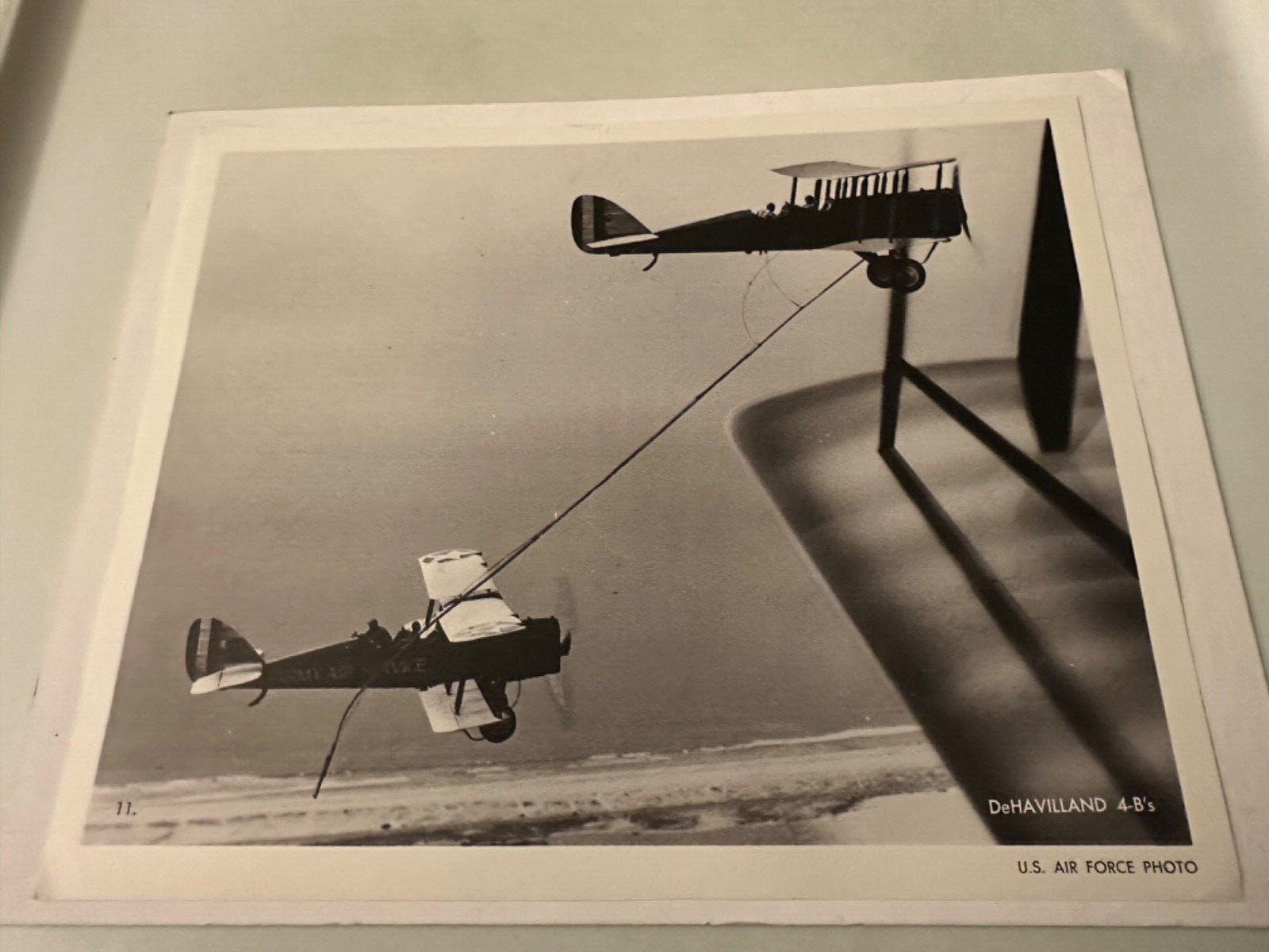 DeHAVILLAND 4-B’s  8” X 10” U.S. Air Force Photo Rare (B&W) - #11!