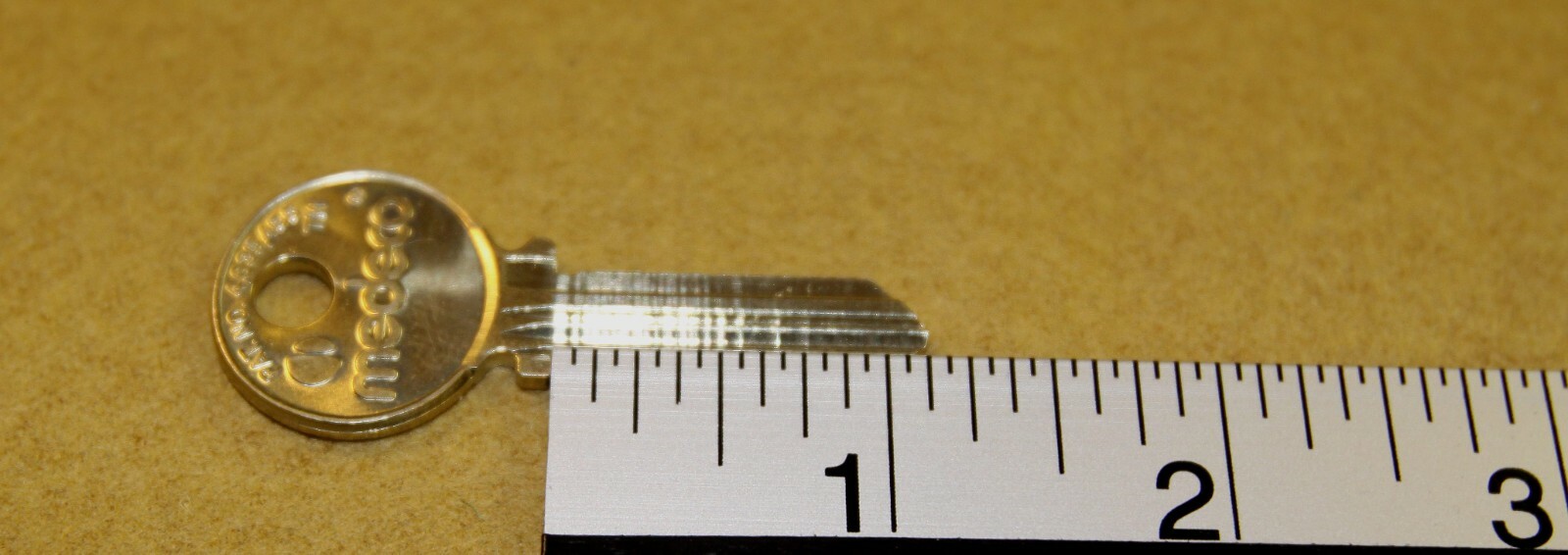 Medeco blank uncut key for Medeco 51S lock cylinder KY-176600-C305 - New