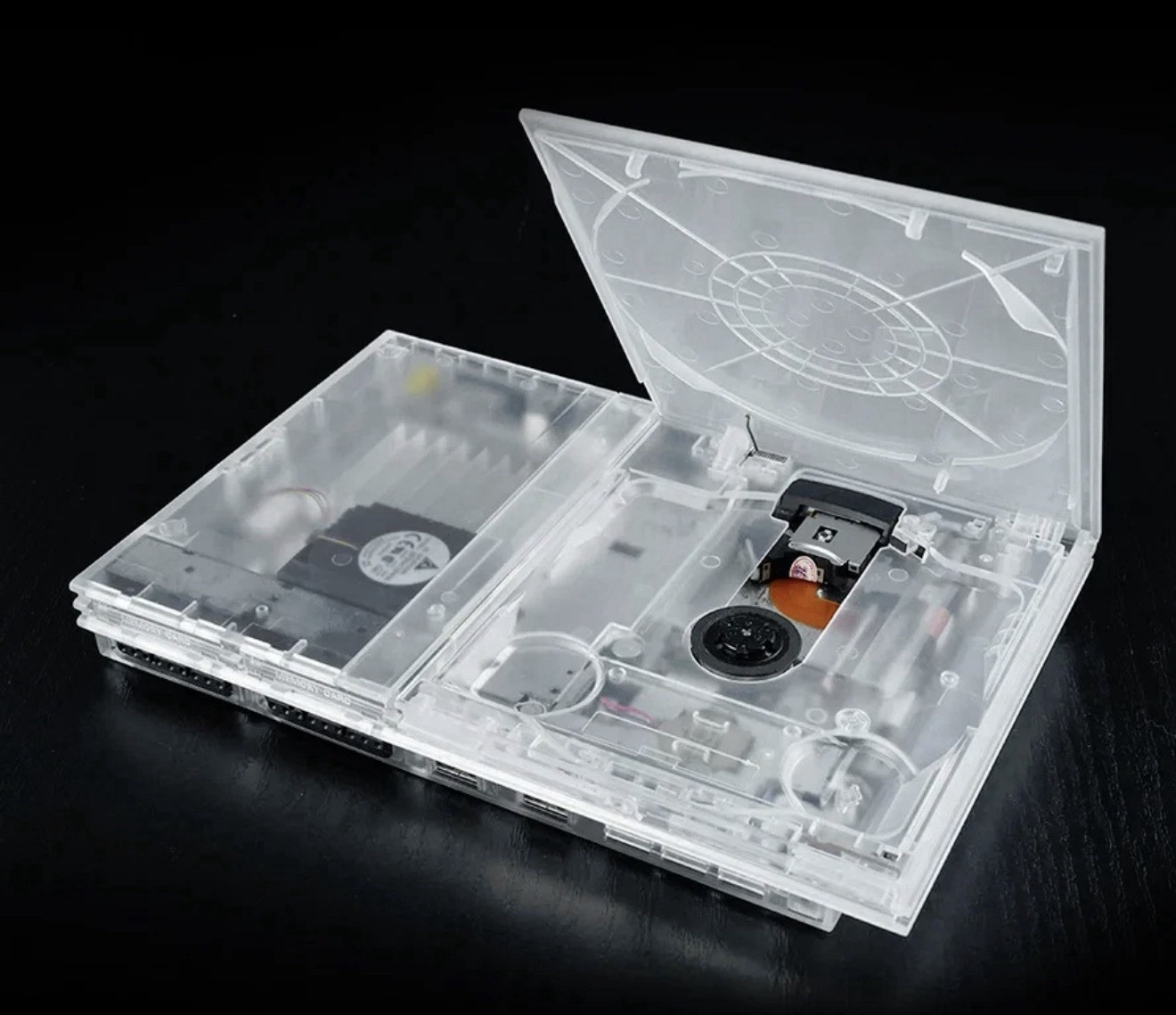 Playstation 2 Slim PS2 Full Replacement Console Shell Housing Transparent Clear