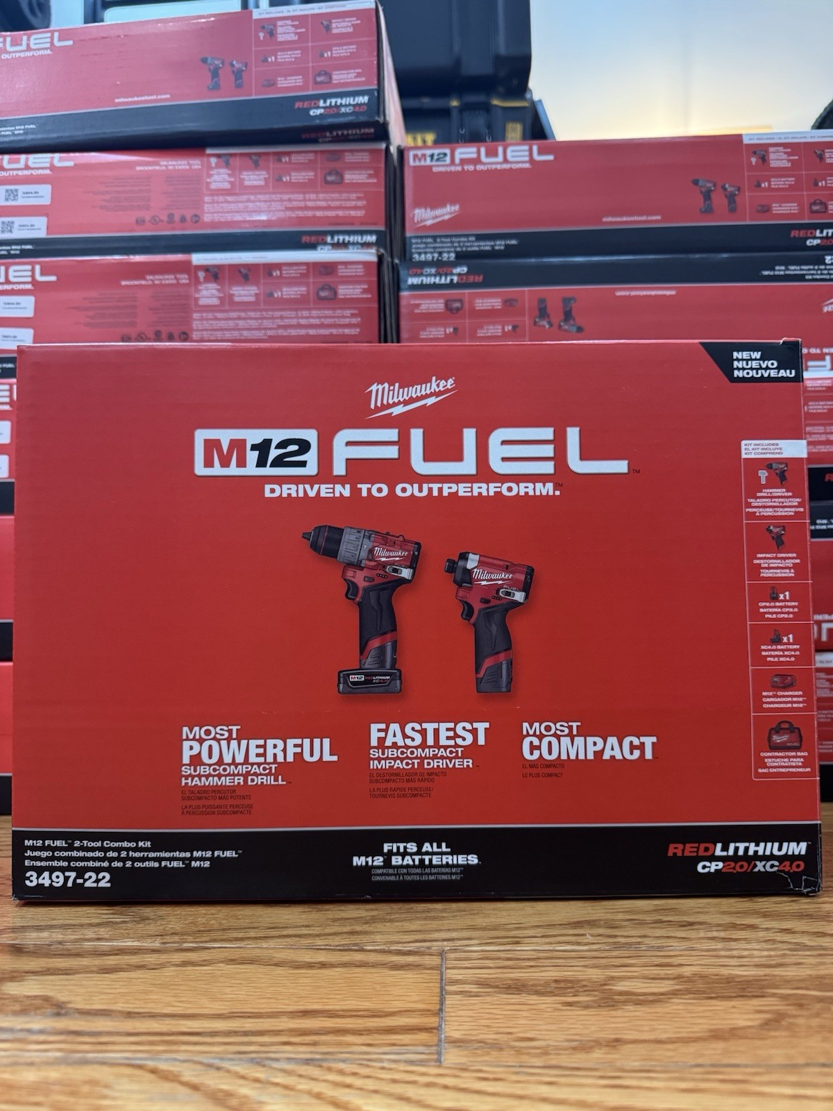 Milwaukee M12 Fuel 2-Tool Combo Kit Hammer Drill/Impact Driver (3497-22)