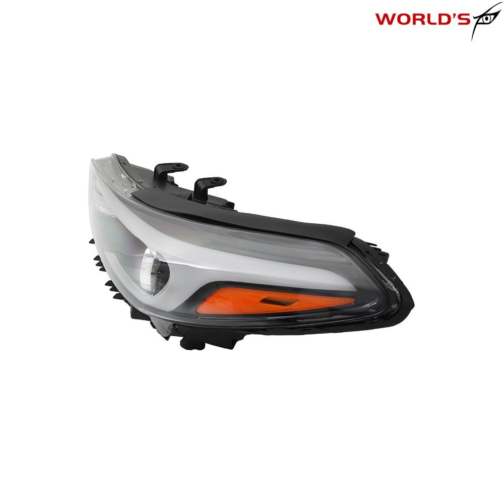 Halogen Headlight Assembly For Kia Forte Forte5 2017-2018 w/ o LED Left Driver