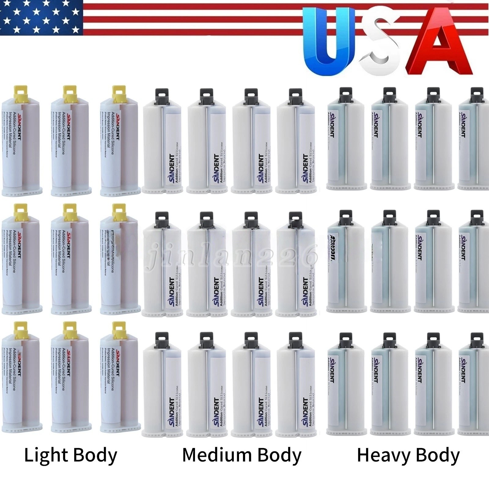 Dental Impression Material Fast Set Light/Medium/Heavy Body