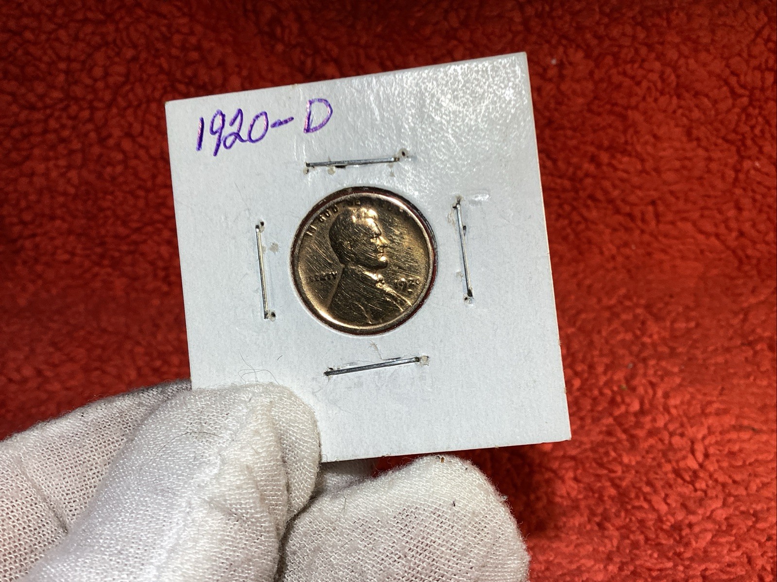 1920 D LINCOLN WHEAT 🌾 CENT CLEANED FREE SHIPPING 💨
