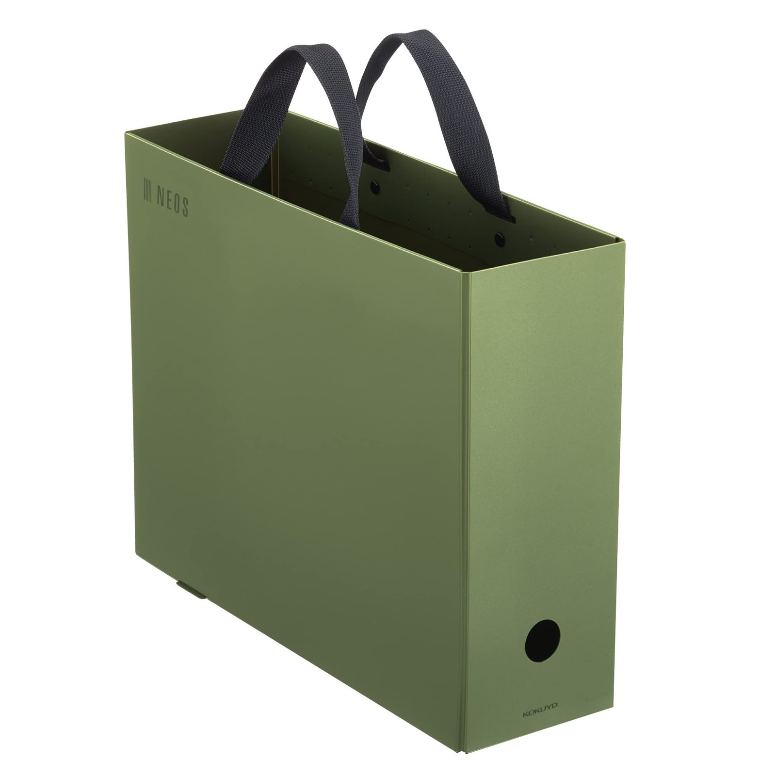 KOKUYO NEOS carry box A4 olive green A4P-NELFM-DG