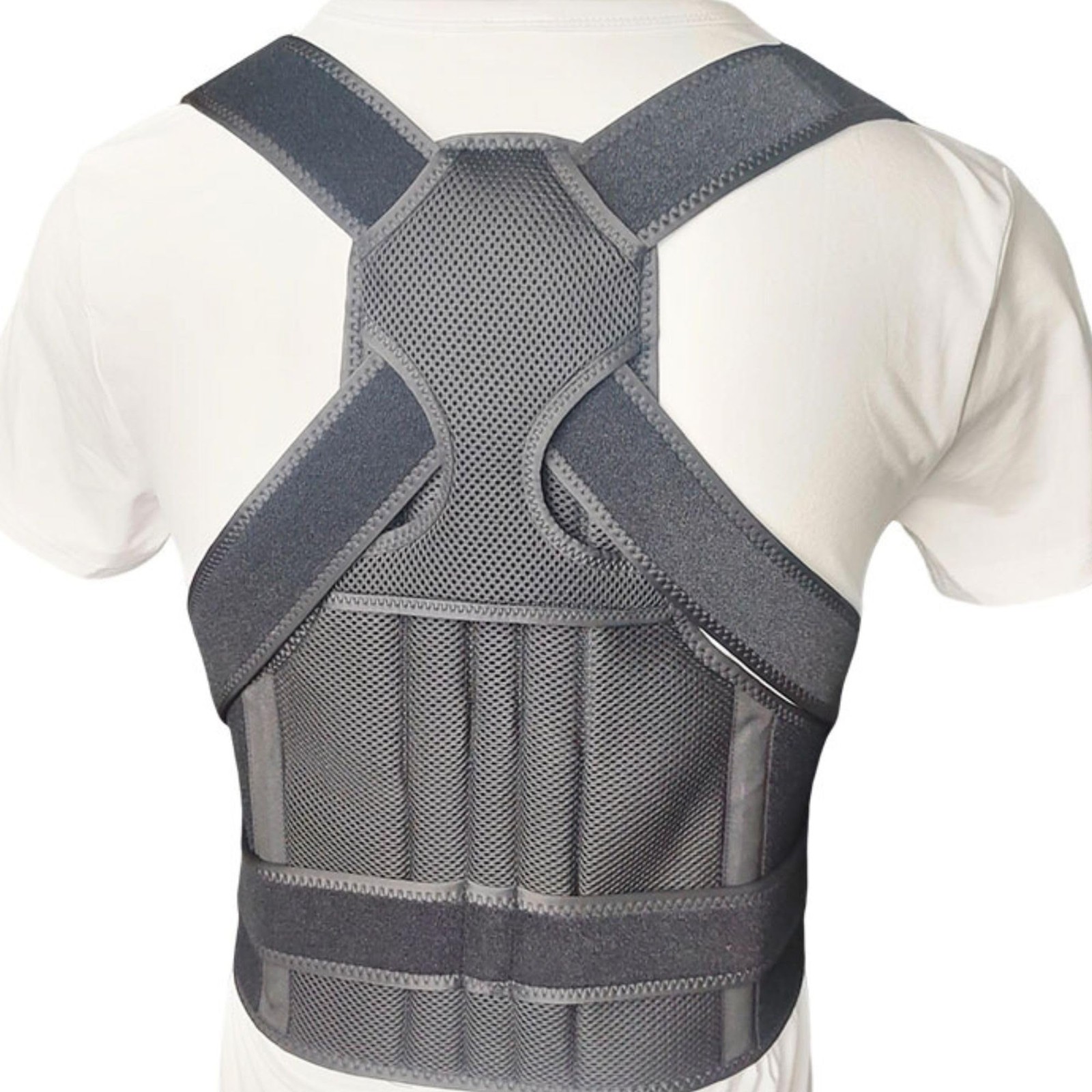 Posture Corrector for Men & – Adjustable Back Brace for Upper Back, Shoulder ...