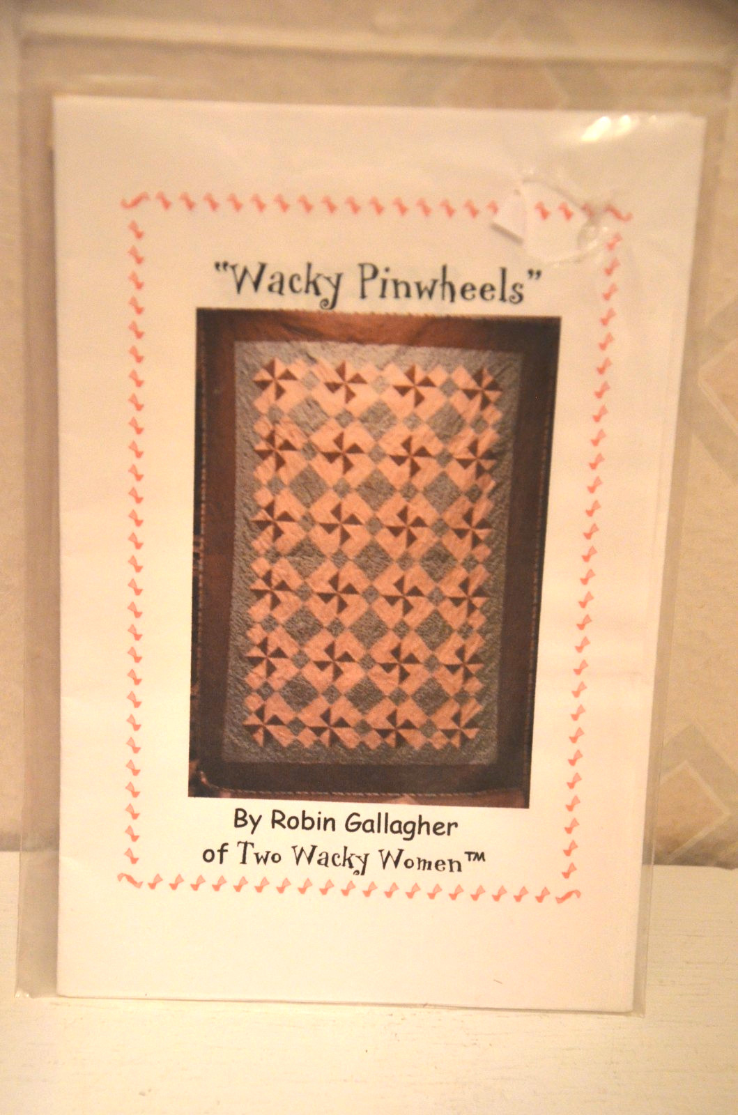 Wacky Pinwheels Quilt by Robin Gallagher of 2 Wacky Women Patterns- uncut