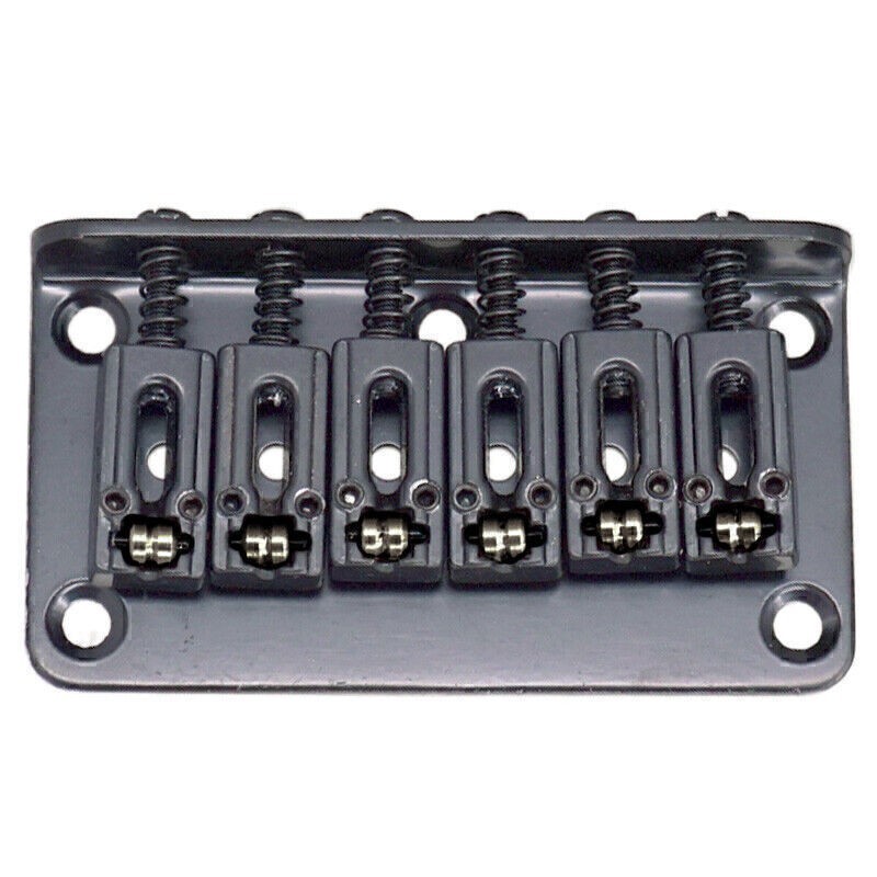 78mm Guitar Bridge Body Through 6-Saddle Roll Fixed for E-Guitar Tailpiece
