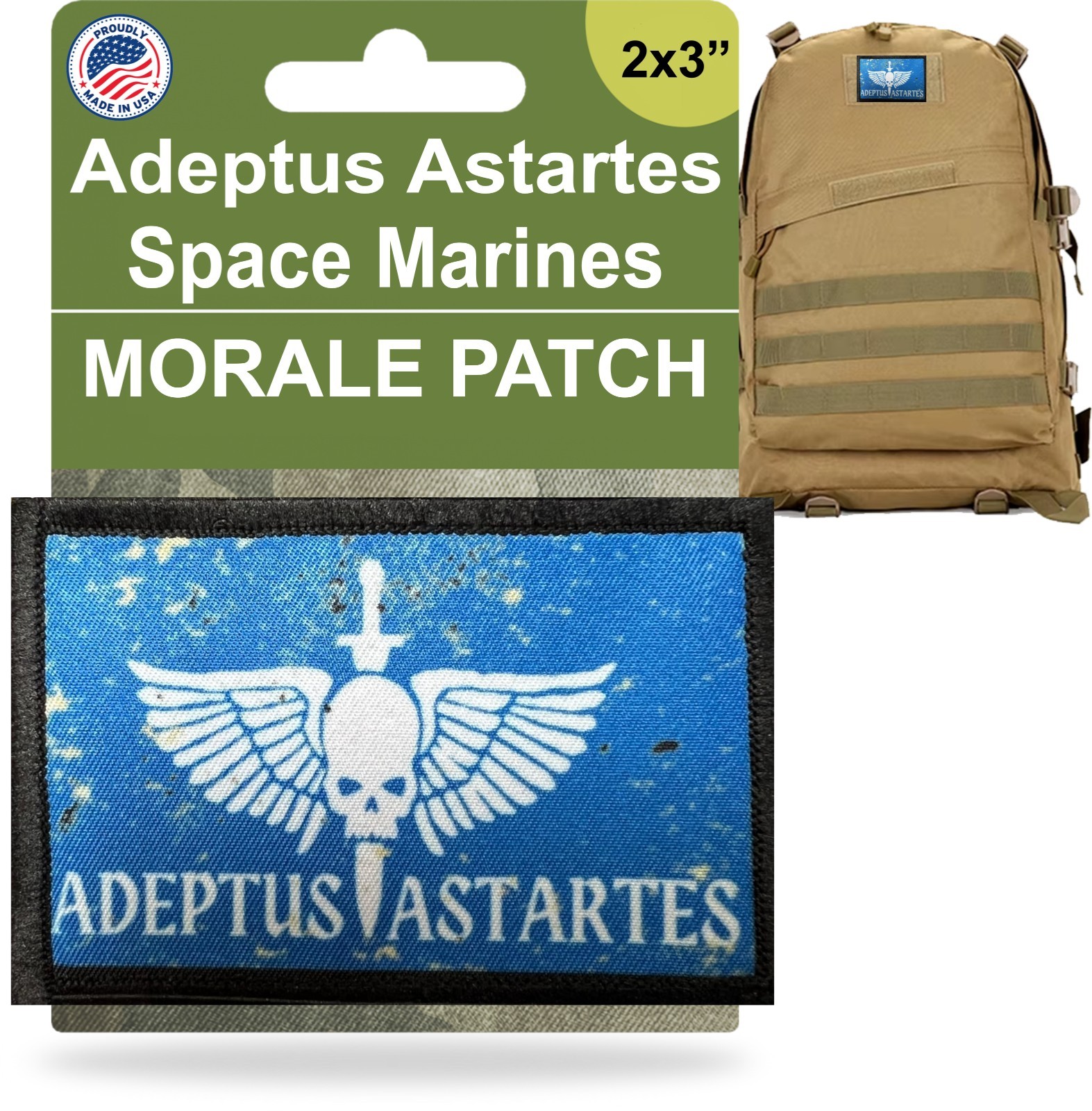 Pickleball Court Morale Patch | 2x3 hook and loop tactical patch