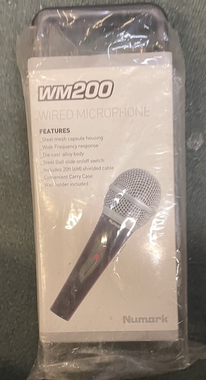 *New* NUMARK WM200 Wired Mic Microphone