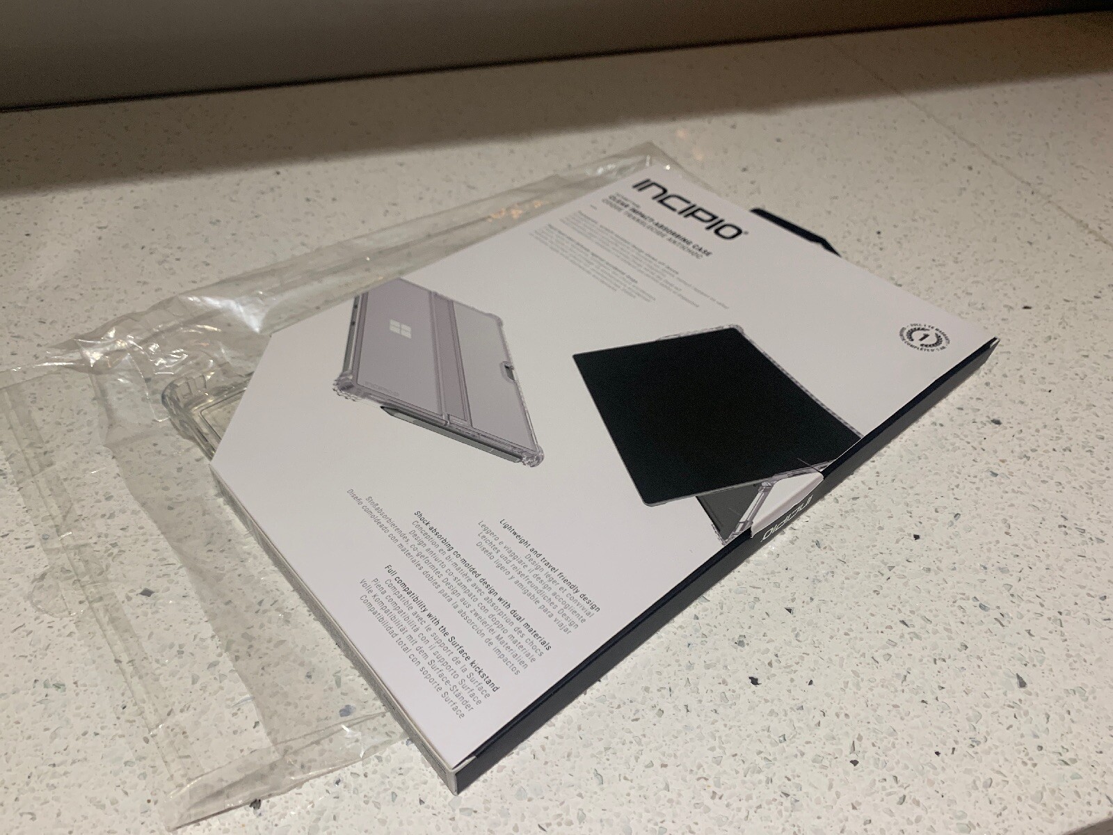 INCIPIO Octane Pure Rugged case for Microsoft Surface Pro 6, 2017 - Clear