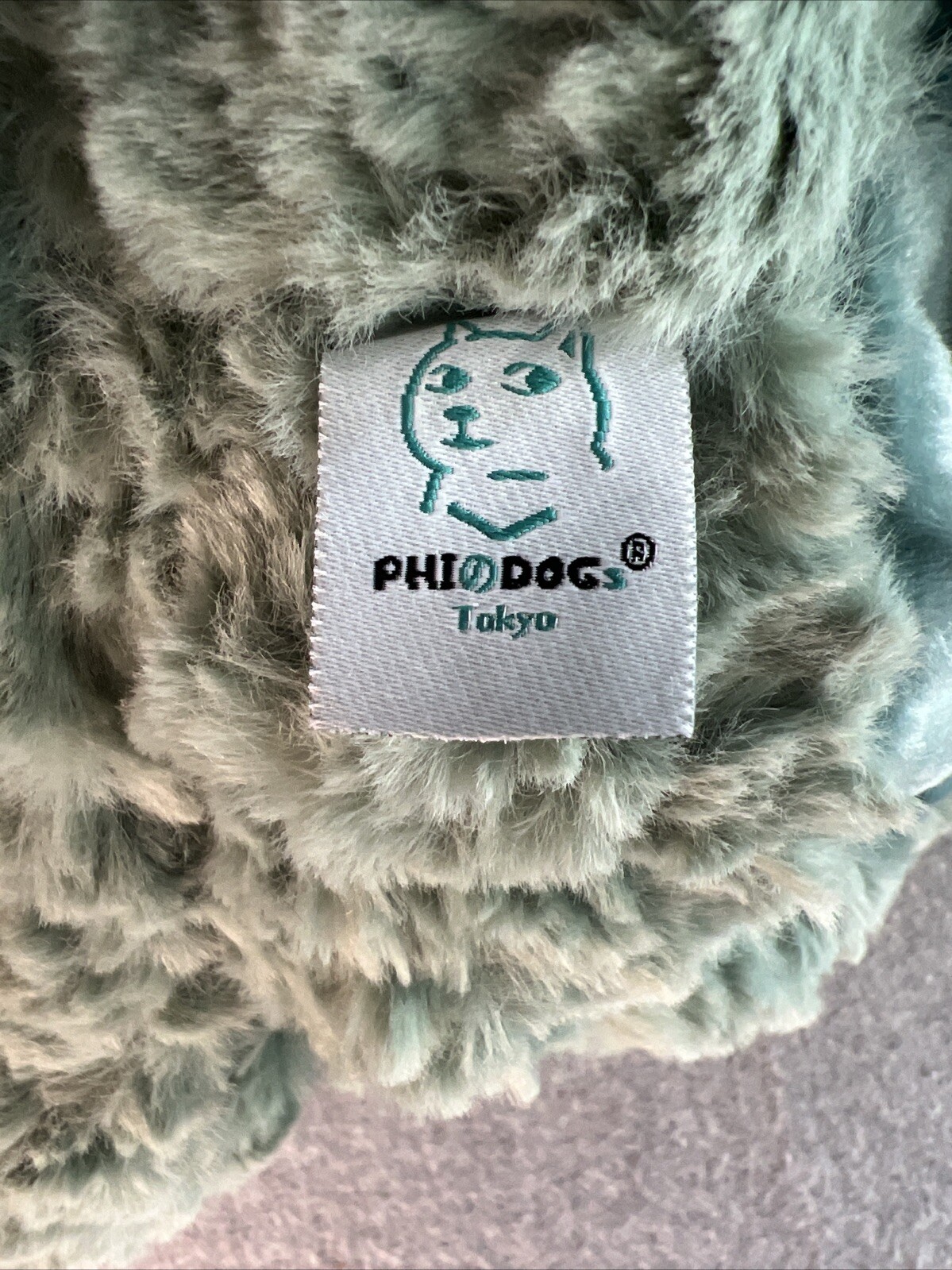 PhiloDogs Plush Sloth Hat Costume Headwear Green & Grey Super Soft