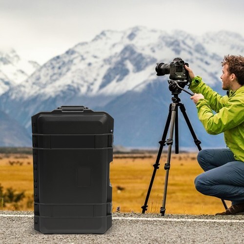 22 Inch Hard Waterproof Rolling Case Camera Equipment Transport Protective Case