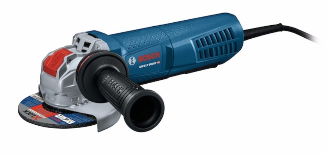 Bosch GWX13-50VSP X-Lock 5" 10-Amp Paddle Switch Angle Grinder