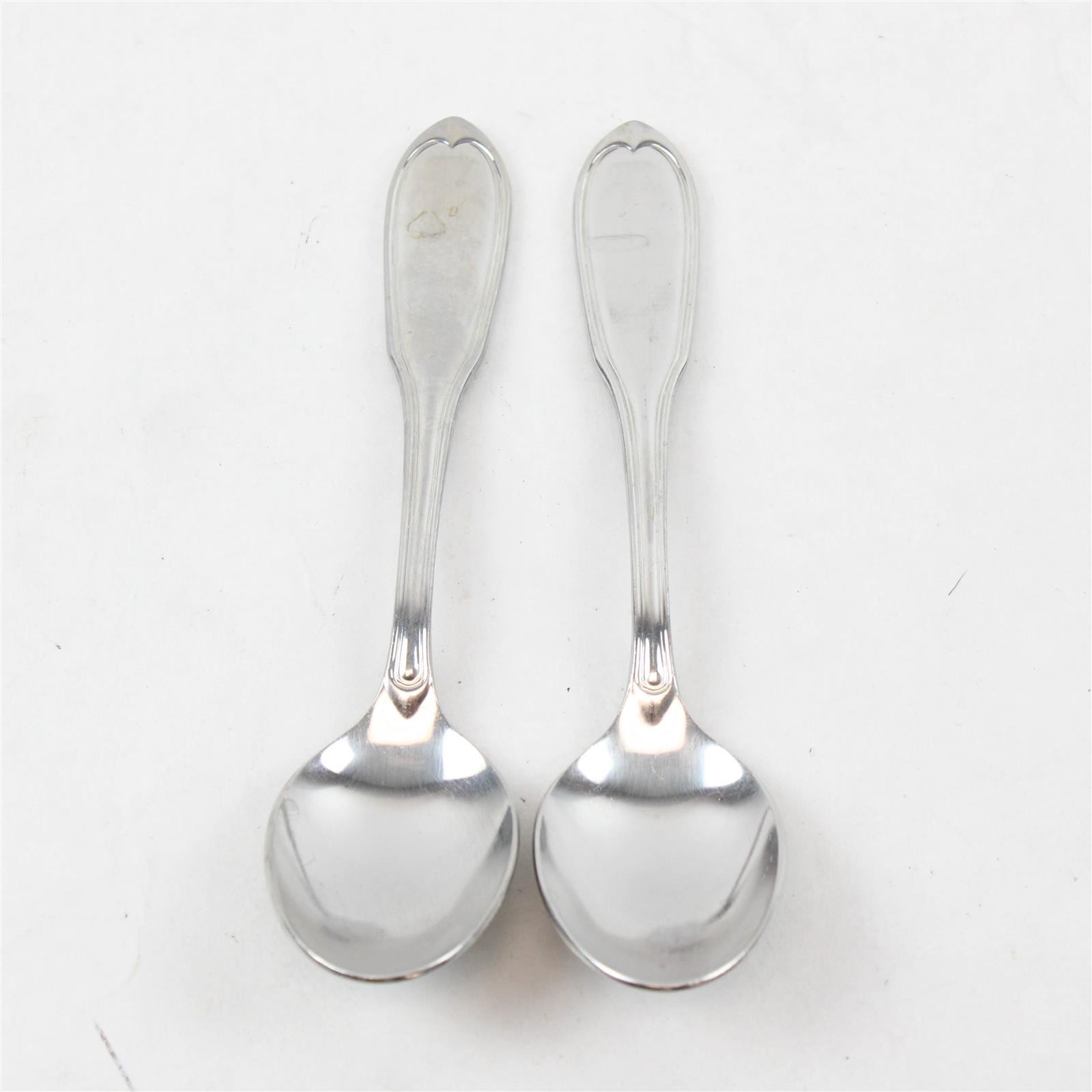 Lot of 2 Retroneu Capri Stainless Steel Teaspoons 6.5"