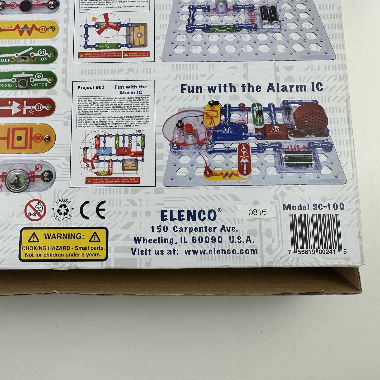 Elenco Snap Circuits Junior STEM Build Over 100 Electronic Projects Complete